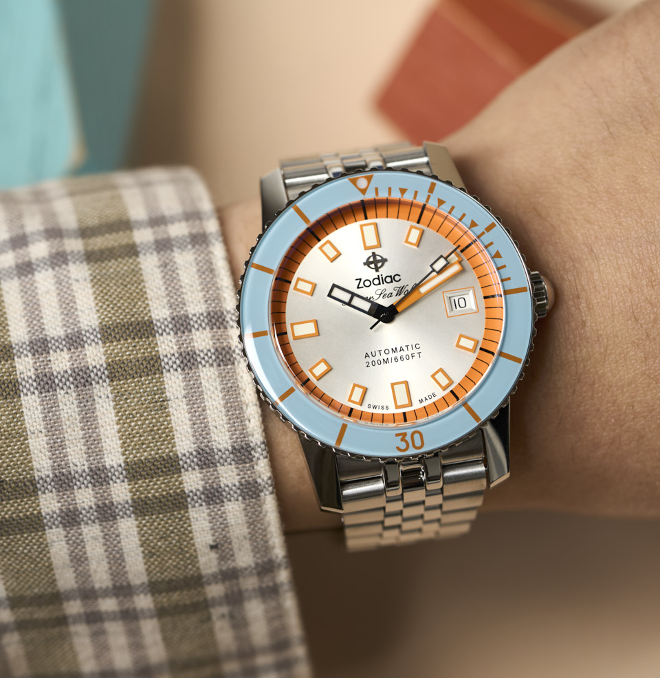 Super Sea Wolf Compression 40mm on a 6.5” wrist