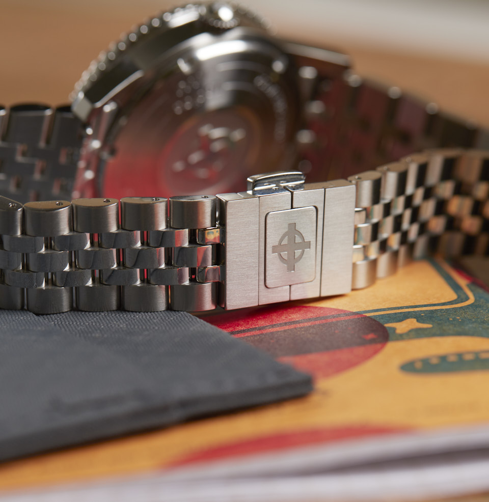 Super Sea Wolf Compression 5-link bracelet