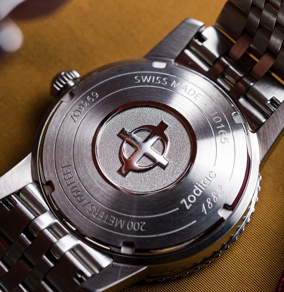 Super Sea Wolf Compression Solid case back - 200M Water Resistance