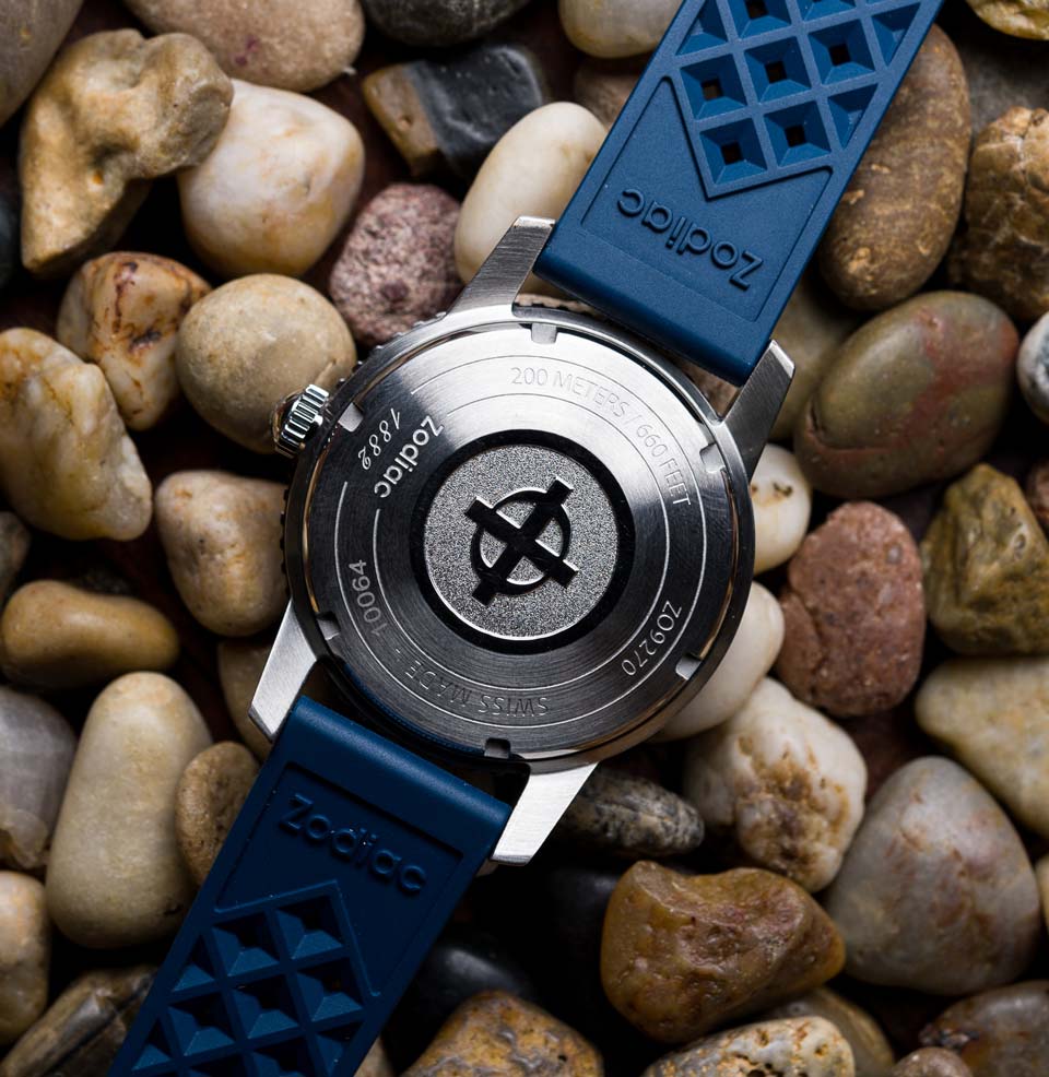 Super Sea Wolf Compression Solid case back - 200M Water Resistance