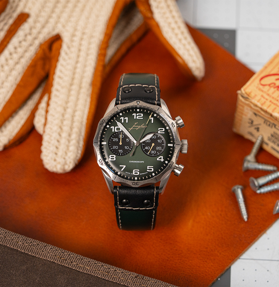 Junghans Meister Pilot Chronoscope – Windup Watch Shop