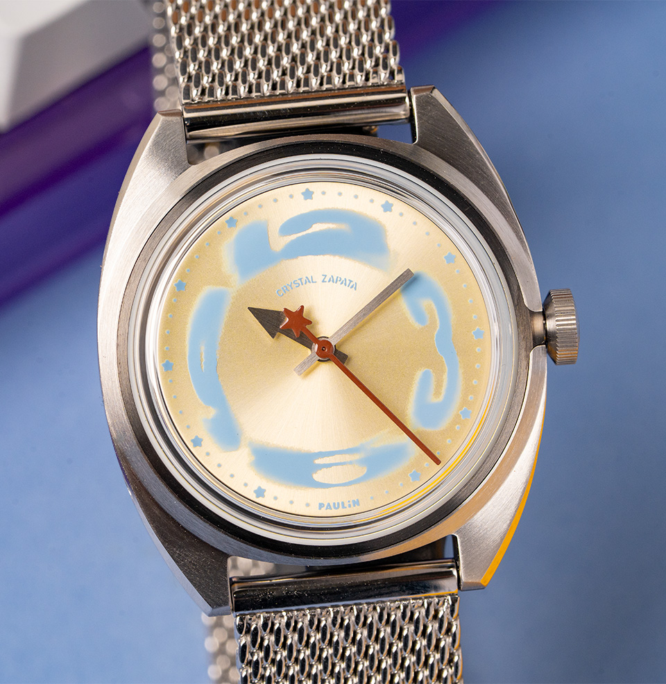 Zapata Modul A cream colored dial