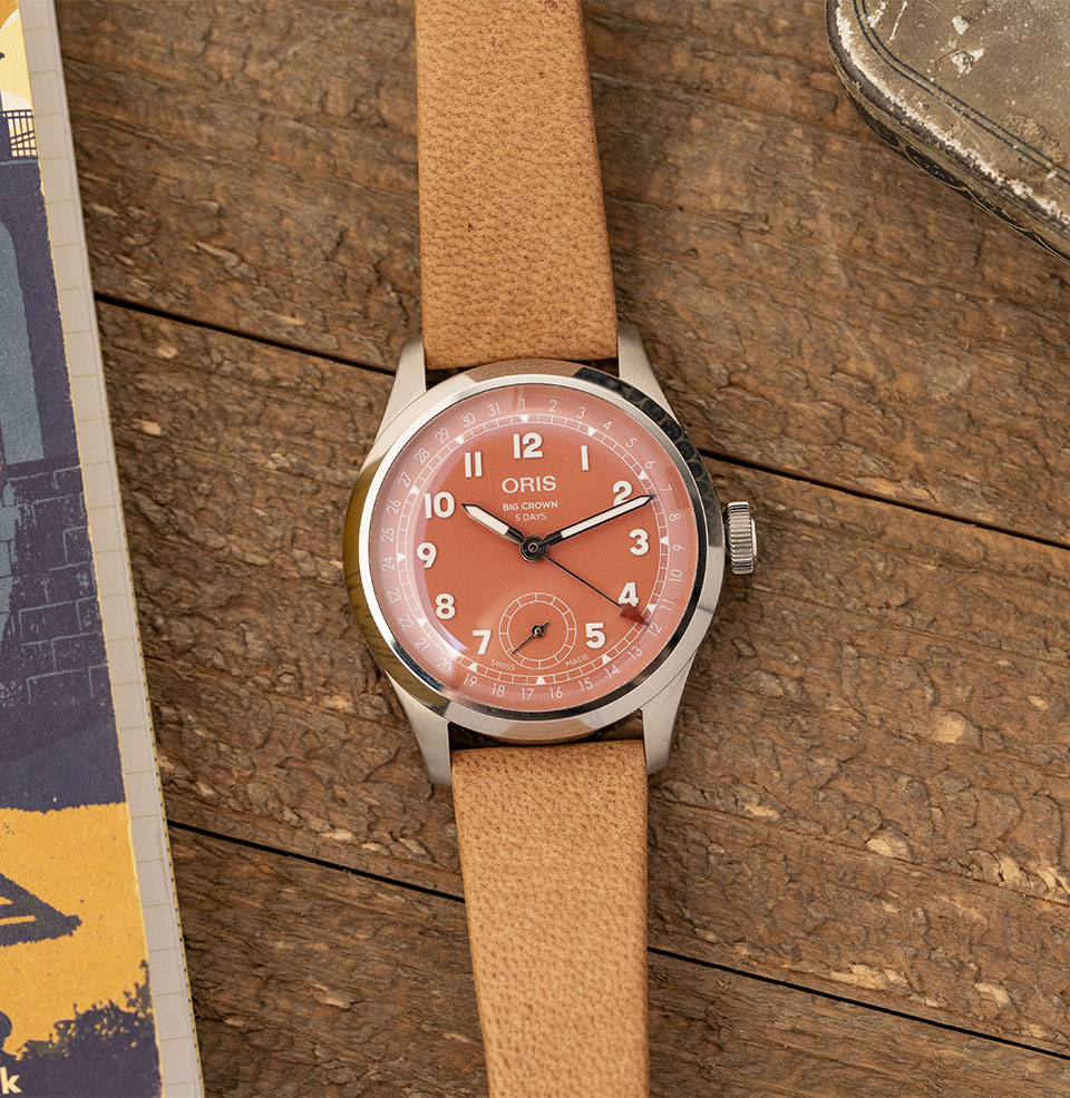 Big Crown Pointer Date Calibre 403 (2025) Unique Textured Dial and Layout