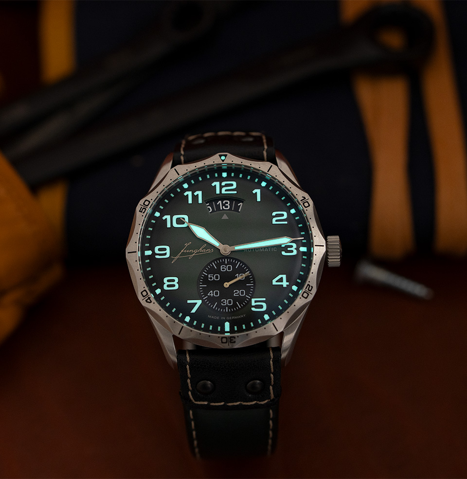 Meister Pilot Automatic Lumed hands and numerals