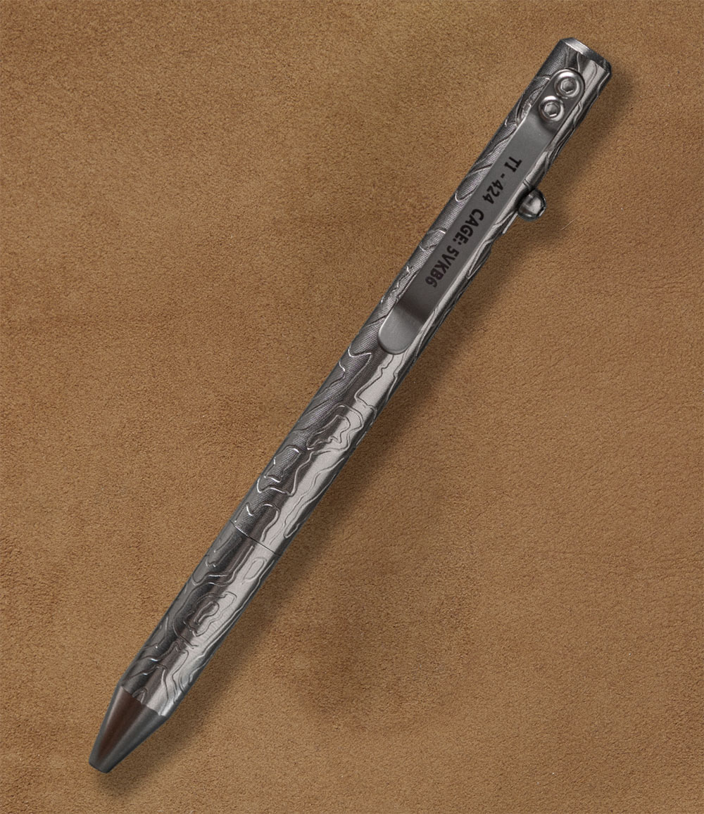 MaxMadCo Design Gen 3 Titanium Bolt Action Pen