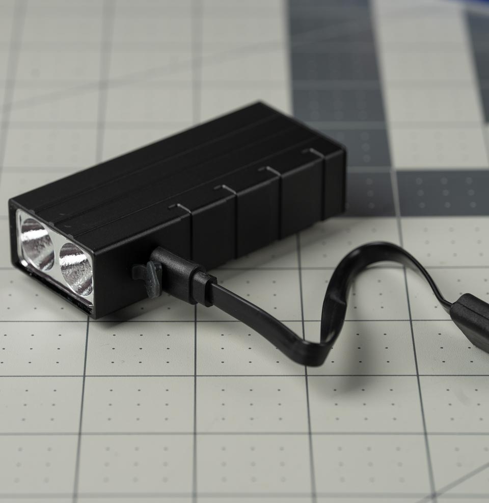 Compact Dual Photon Flood - 14500x2 Flashlight by Maratac® Two 14500 Li-ion batteries included