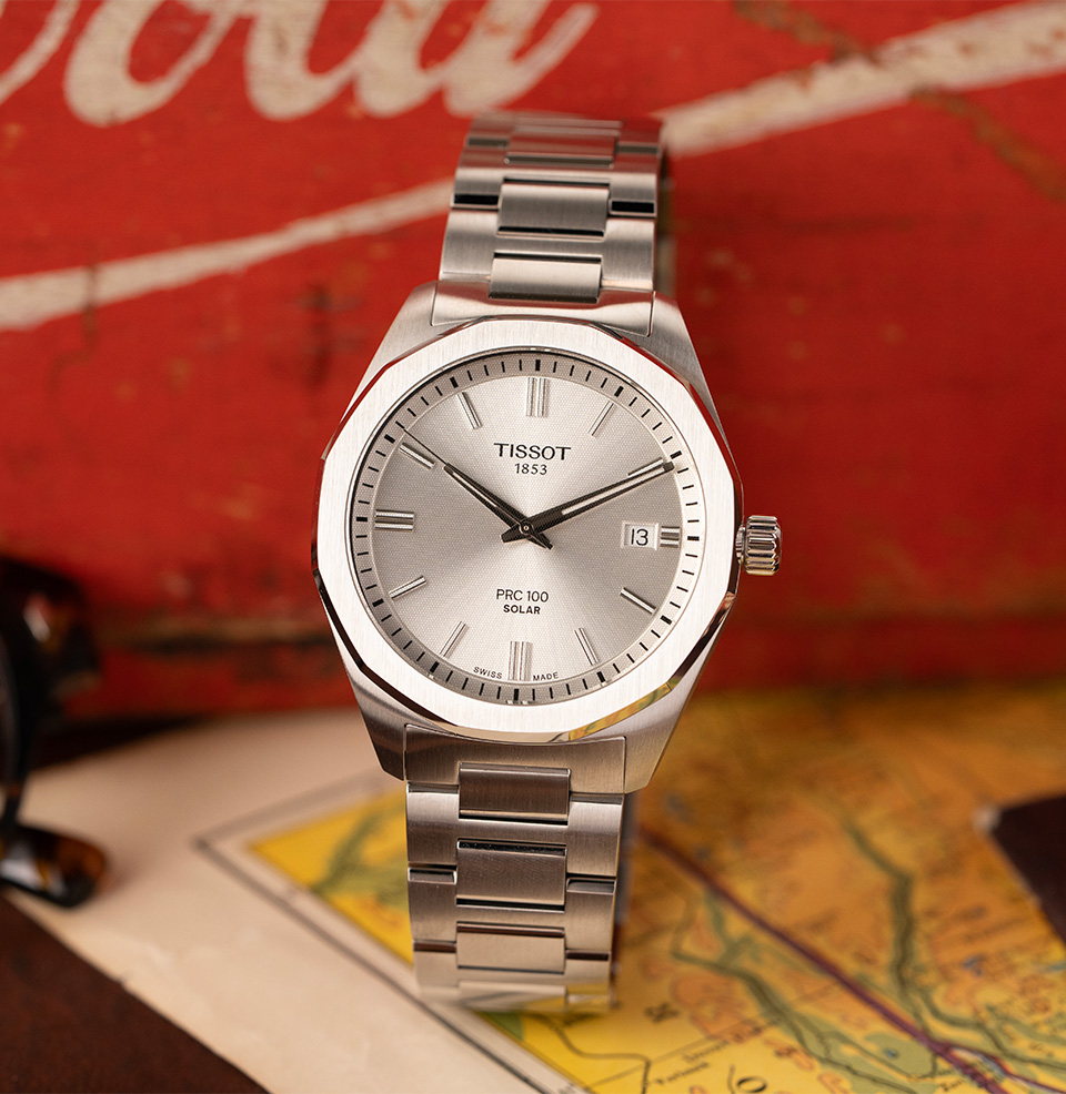Tissot PRC 100 Solar Quartz Watches – Windup Watch Shop