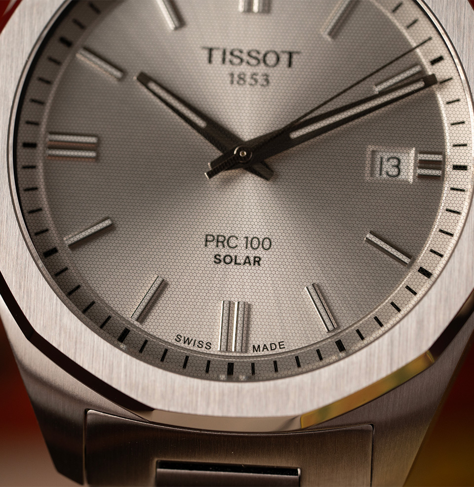 PRC 100 Solar Quartz Sunburst dial