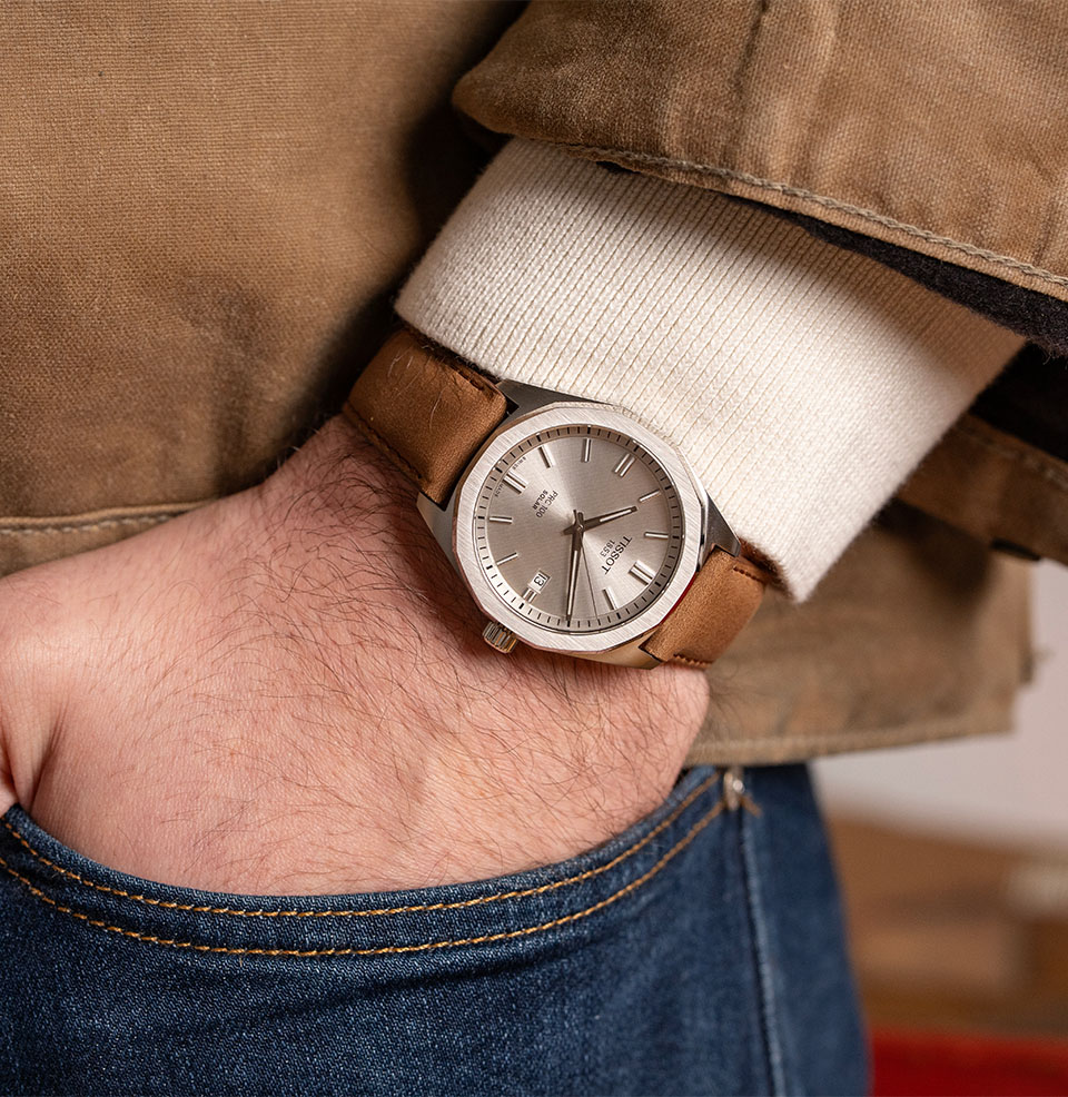 PRC 100 Solar Quartz 39mm on a 7.5” Wrist