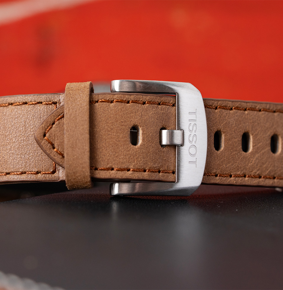 PRC 100 Solar Quartz Signed buckle