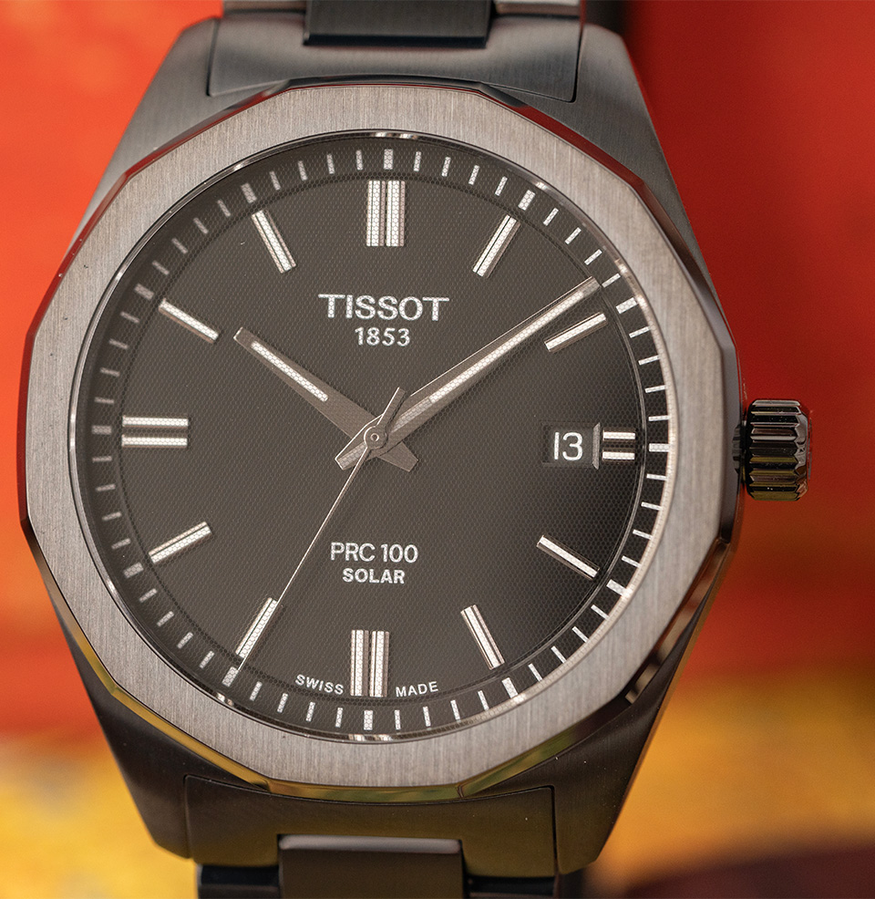 PRC 100 Solar Quartz Sunburst dial