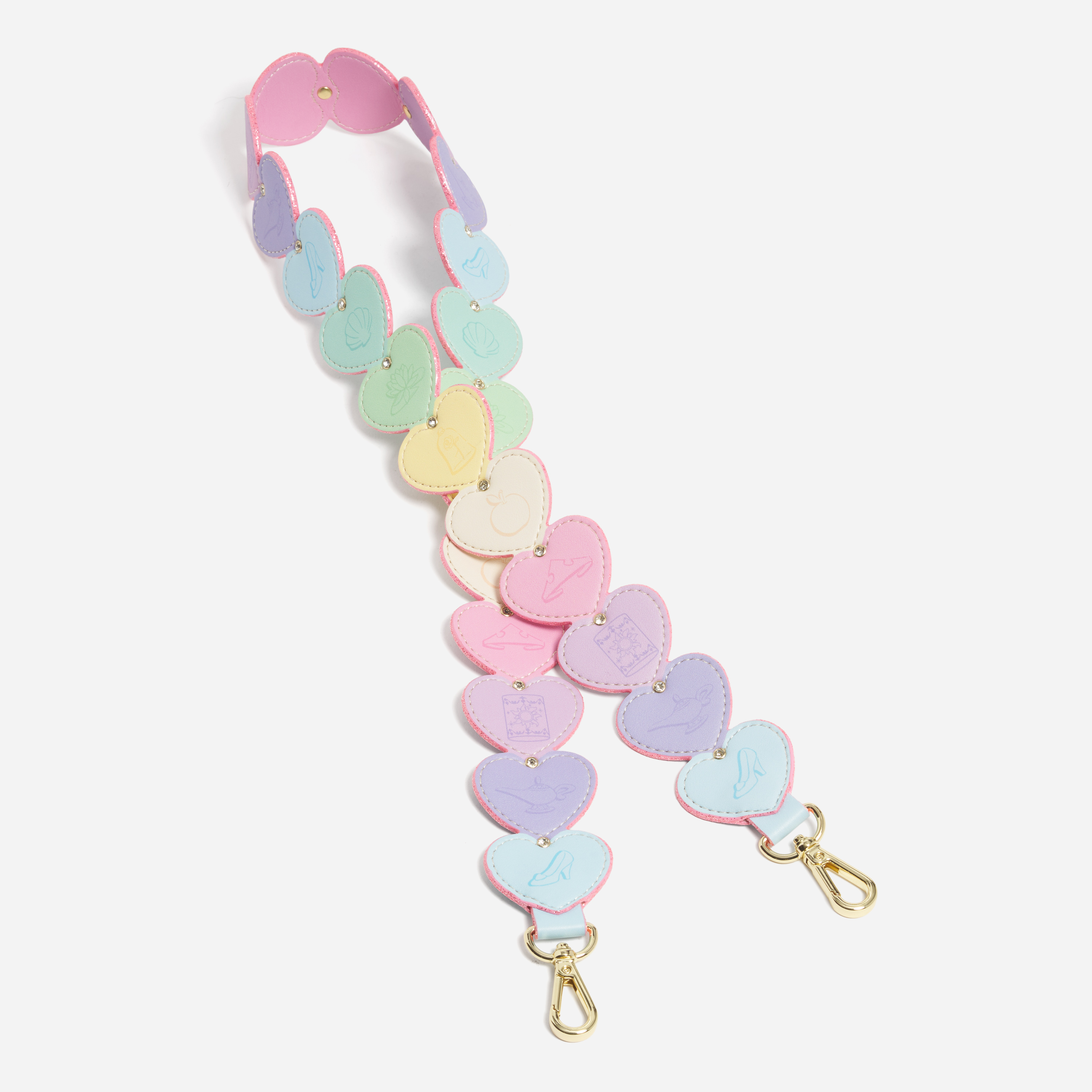 Rainbow Heart Strap