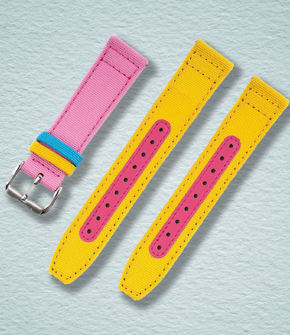 Worn & Wound x StrapHabit Ride to Conquer Cancer Team Watch Strap