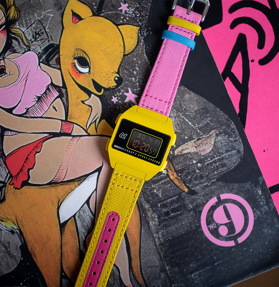 Worn & Wound x StrapHabit Ride to Conquer Cancer Team Watch Strap 