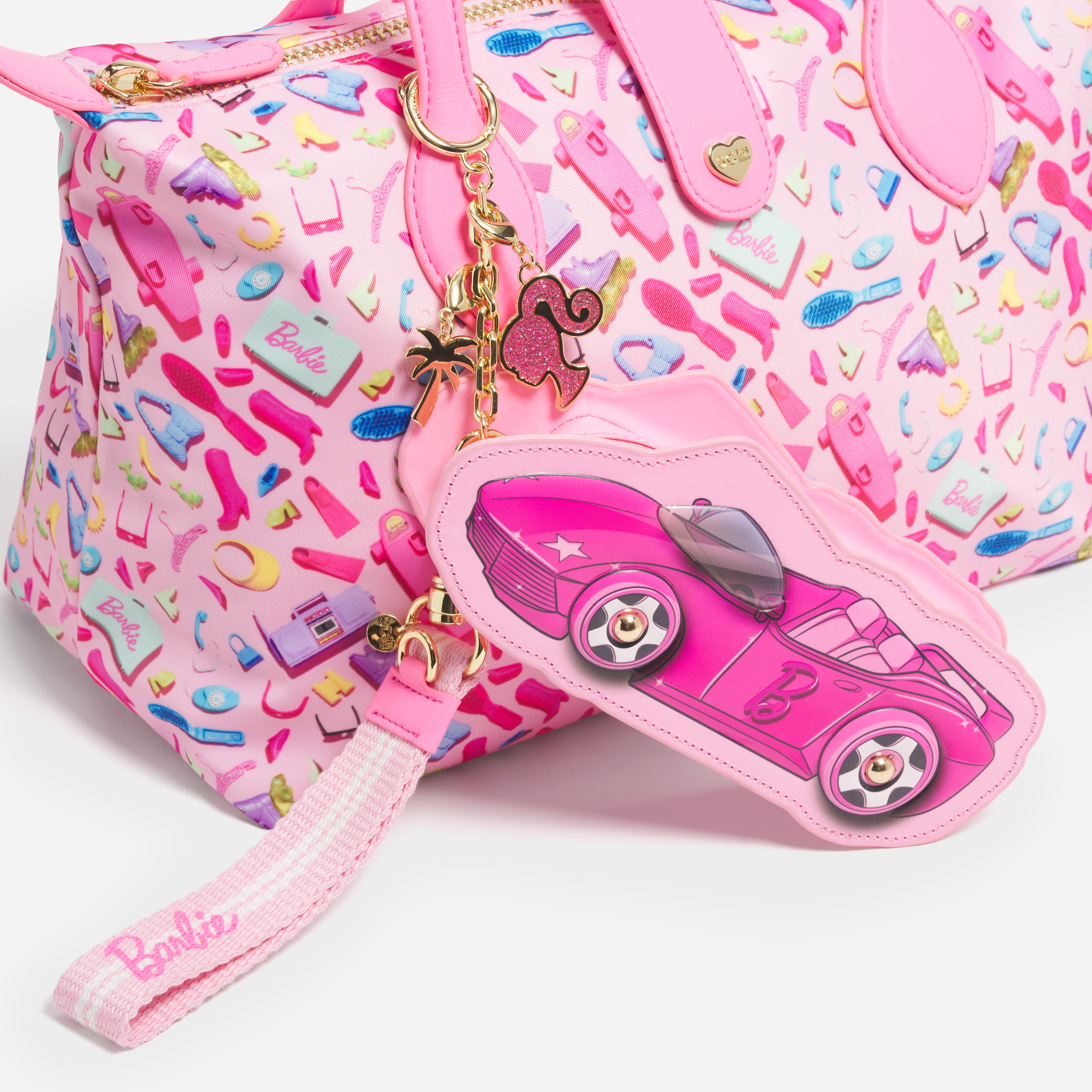 Barbie Pouch Bag Charm Cluster