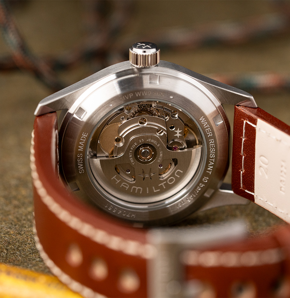 Khaki Field Auto Hamilton H-10 Automatic Movement