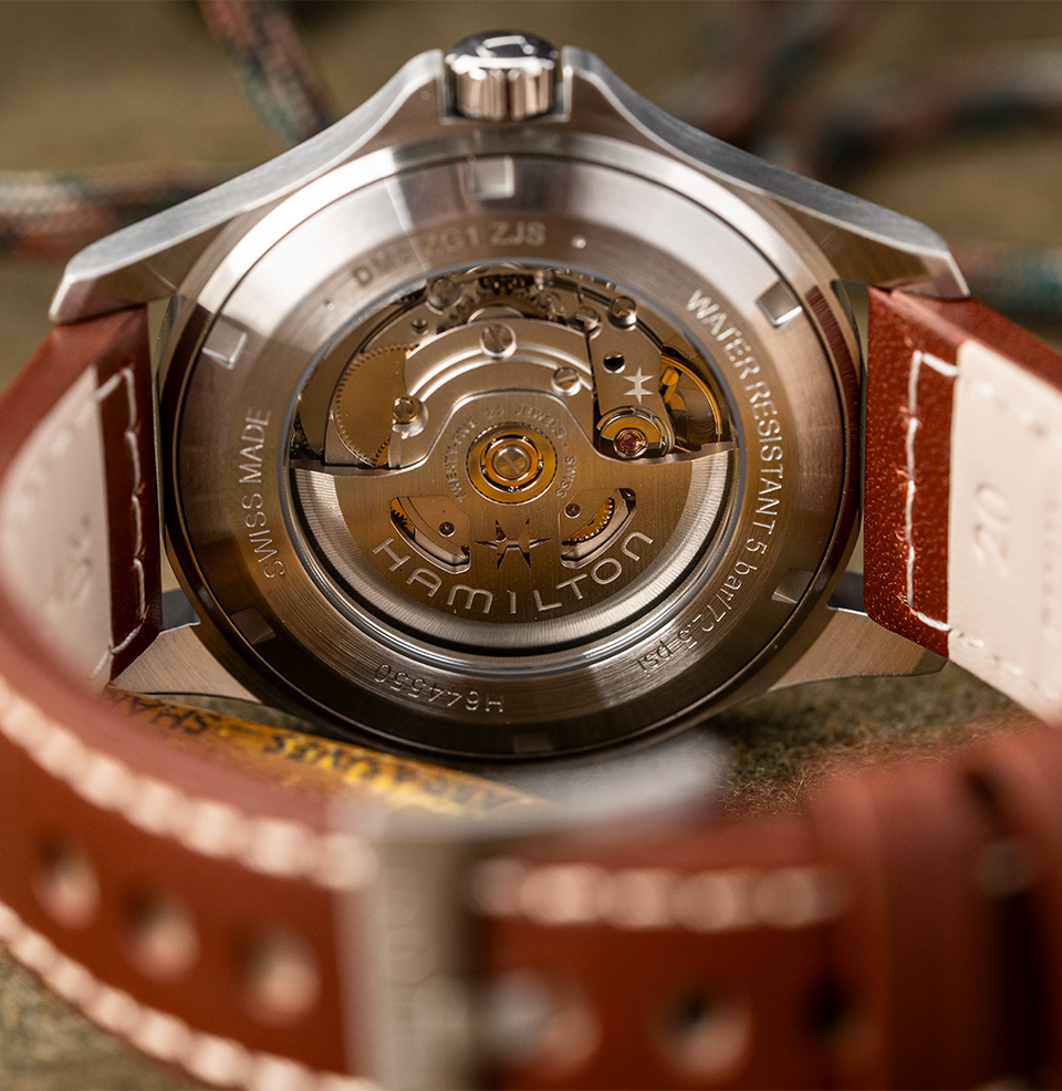 Khaki Field King Auto Hamilton H-40 Movement
