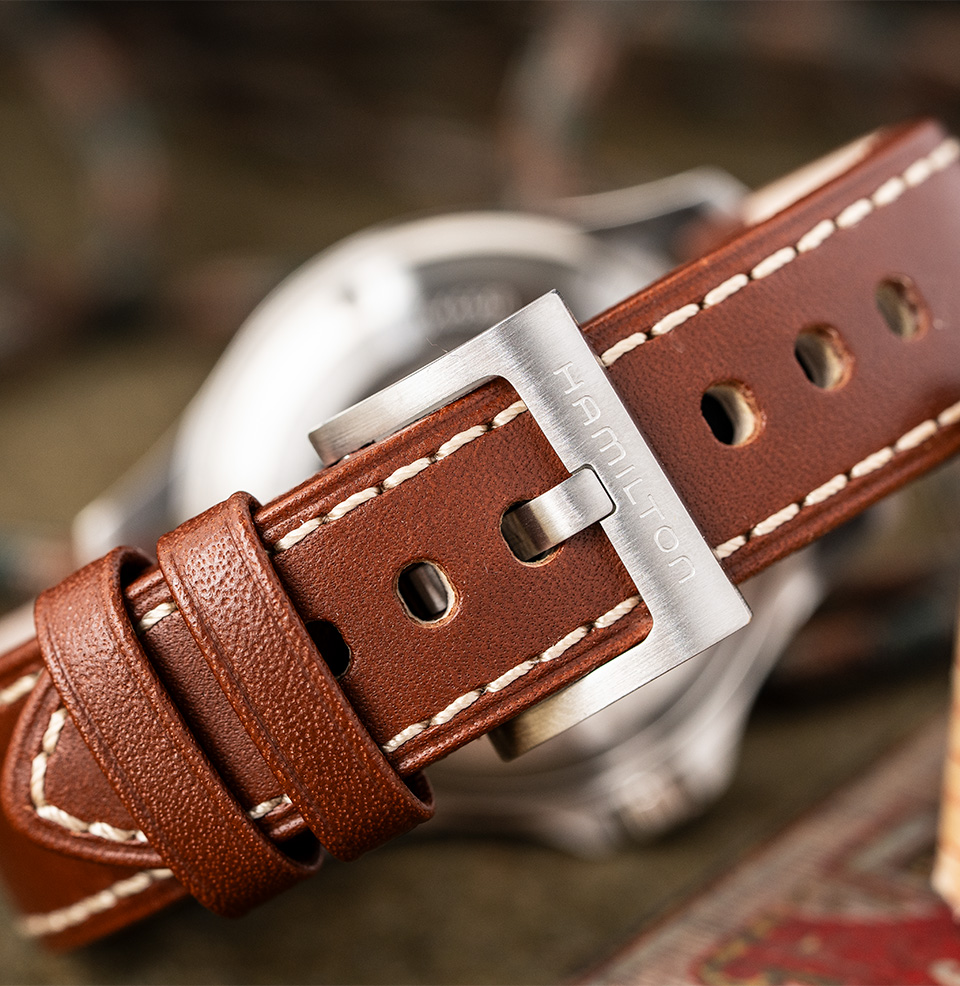 Khaki Field King Auto Signed Buckle 