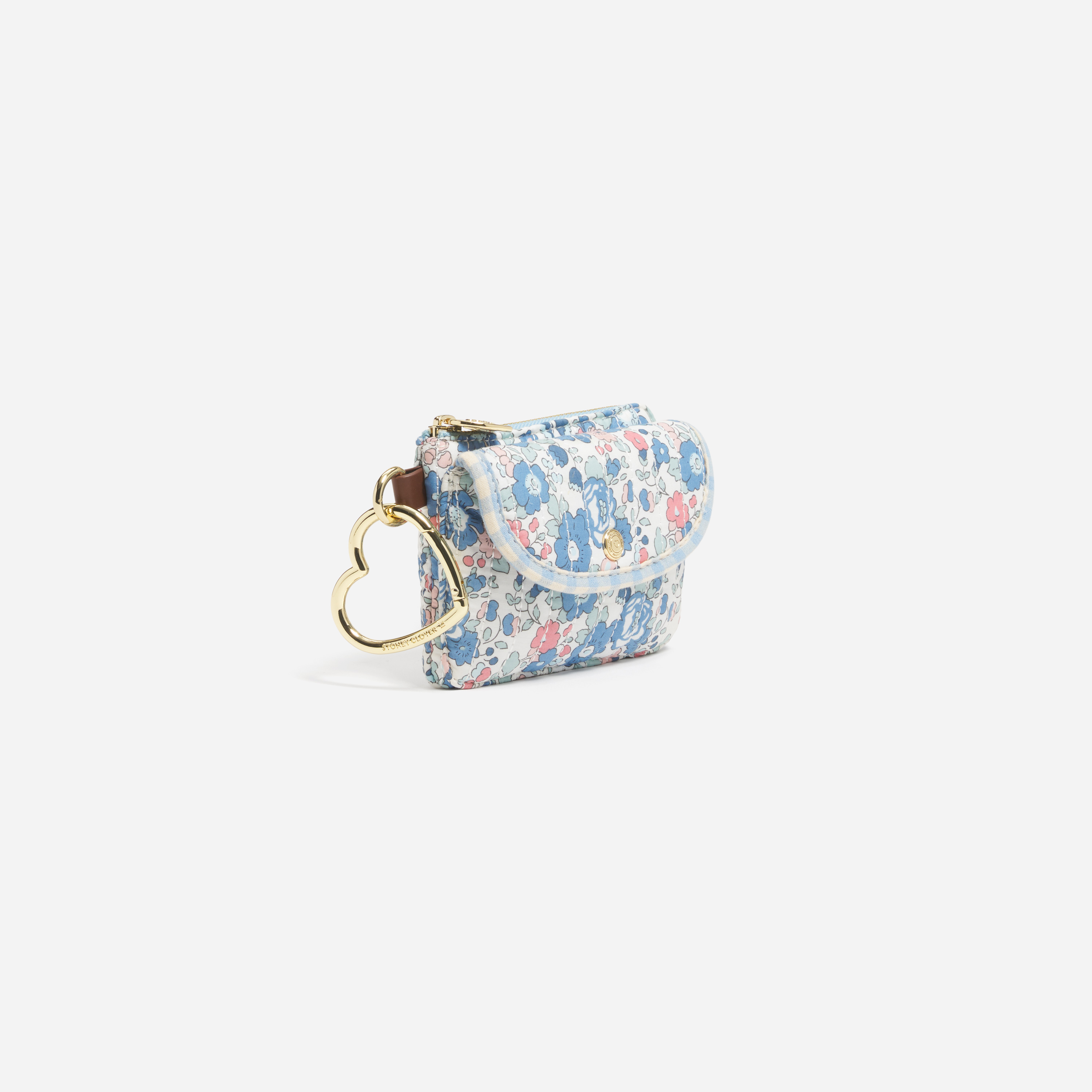 Snap Pouch Bag Charm Made with Liberty Fabric