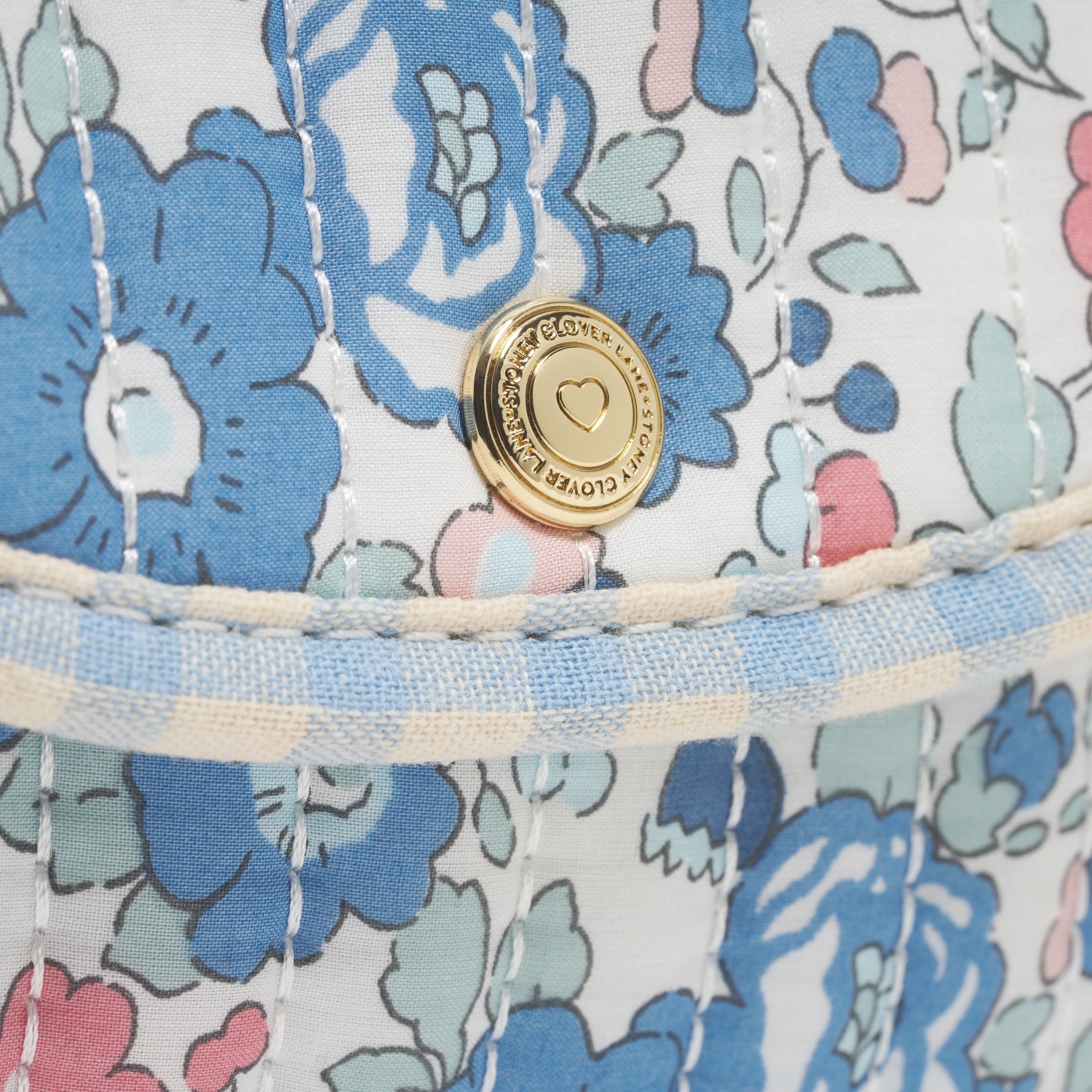 Snap Pouch Bag Charm Made with Liberty Fabric