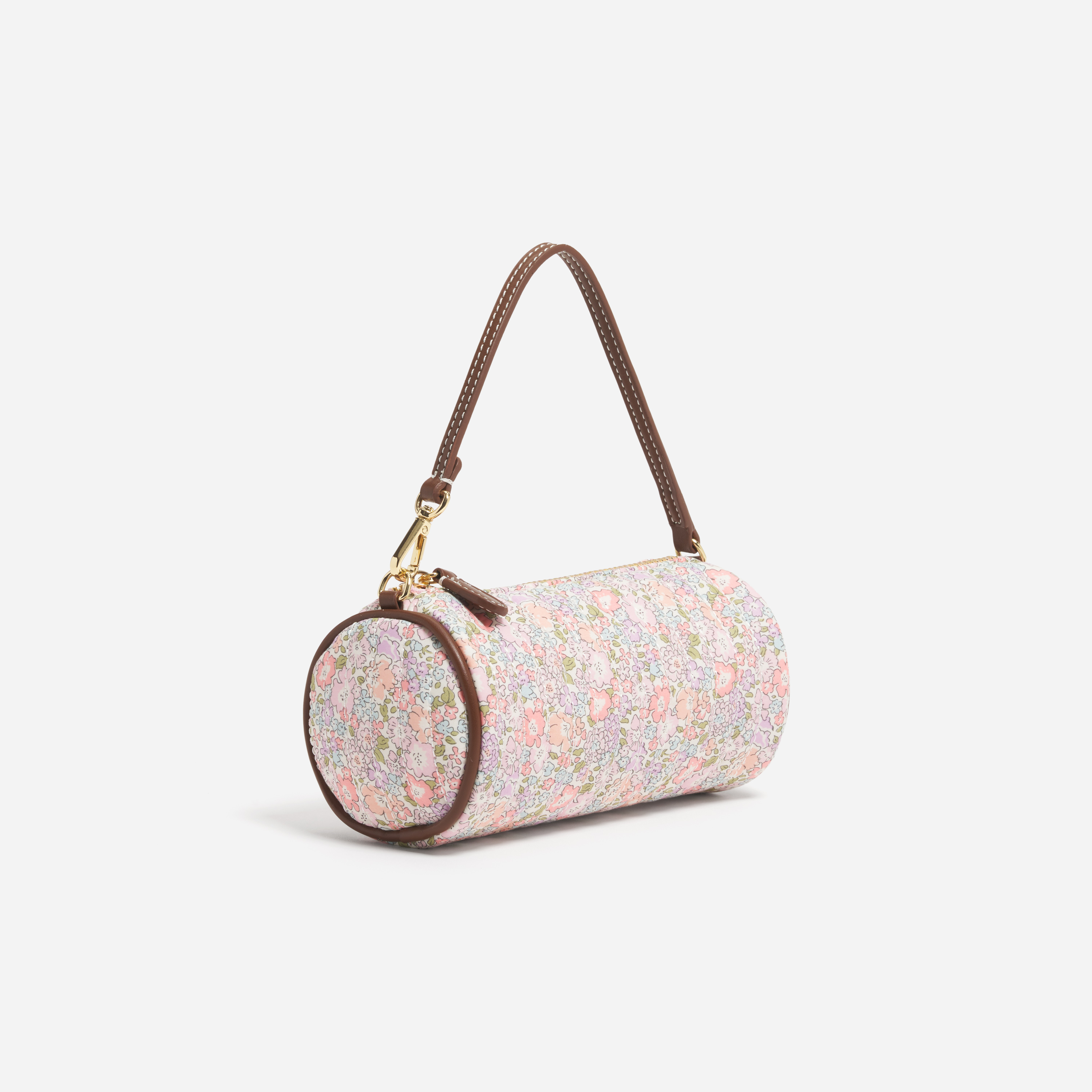 Barrel Bag Made with Liberty Fabric