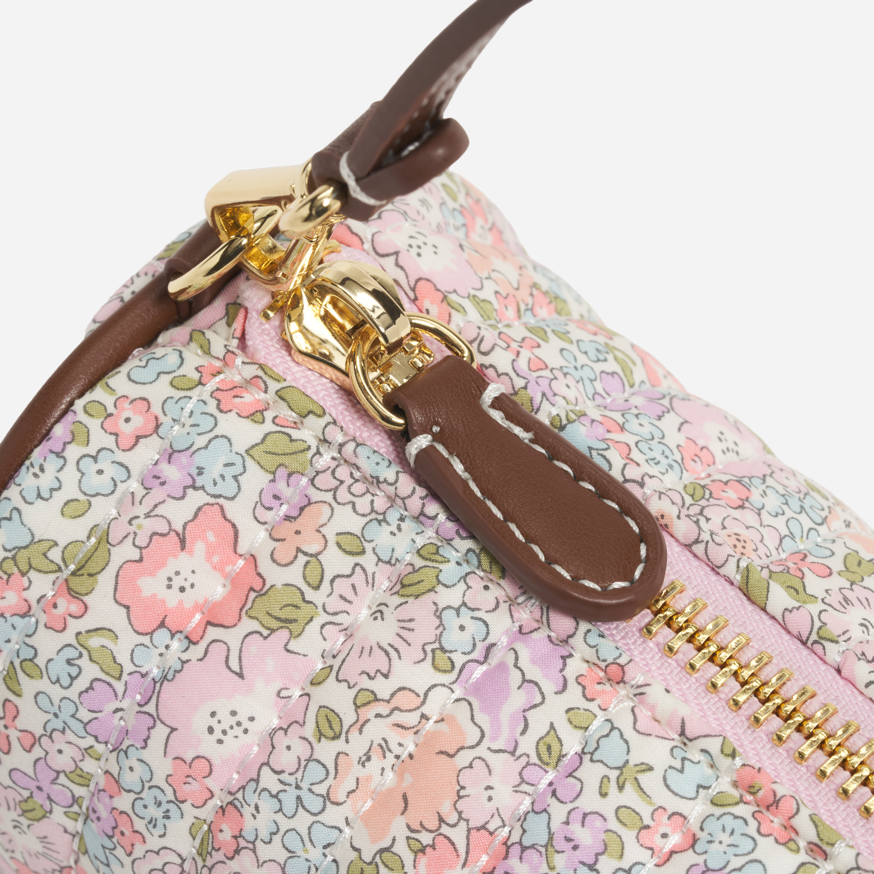 Barrel Bag Made with Liberty Fabric