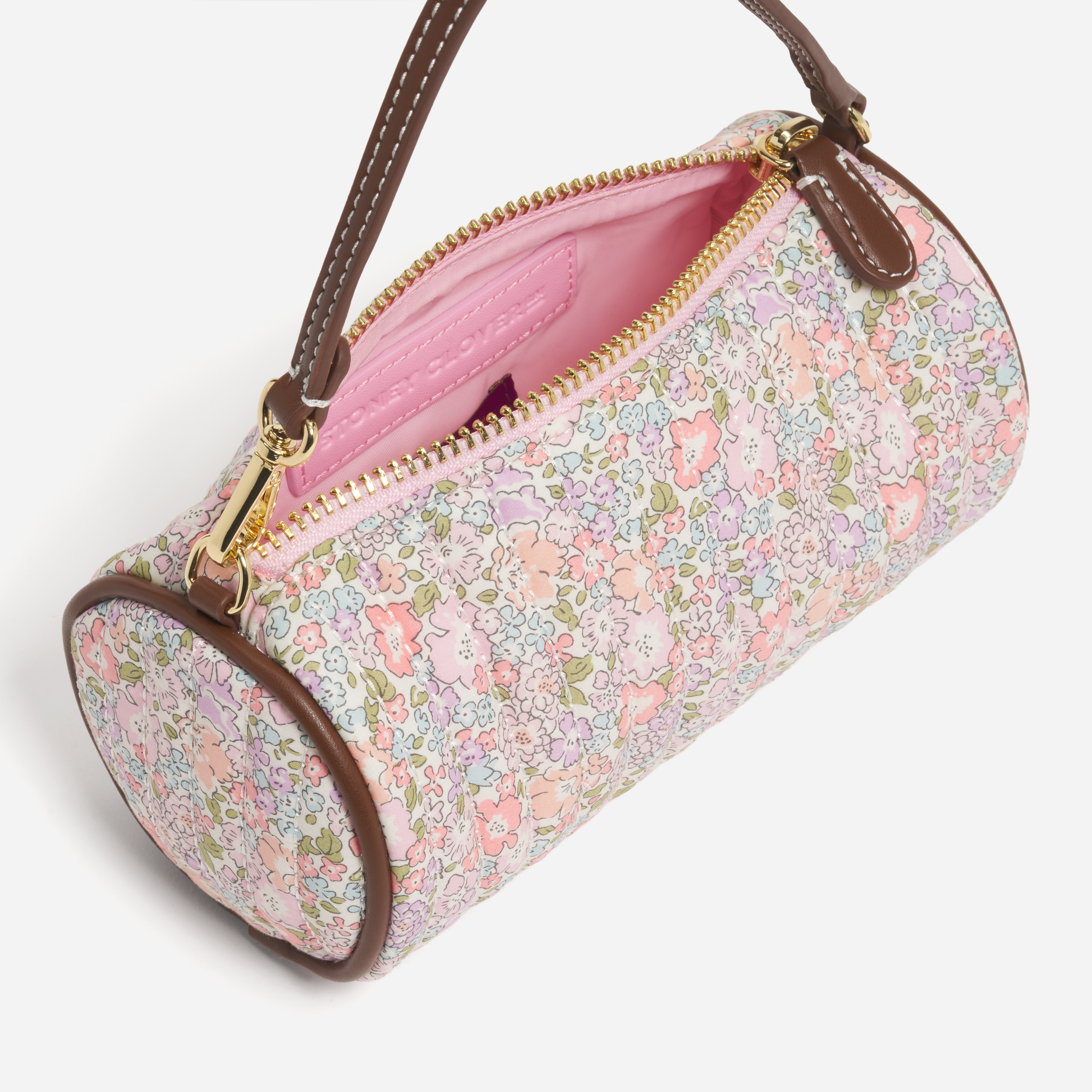 Barrel Bag Made with Liberty Fabric