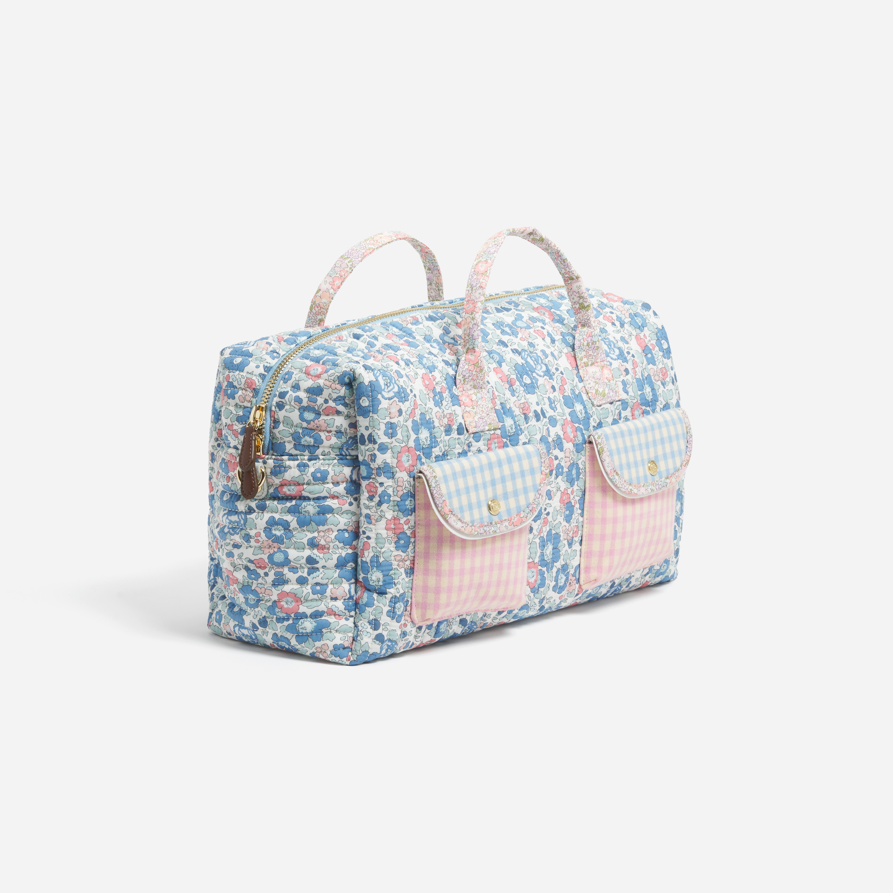 Pocket Duffle Bag Made with Liberty Fabric