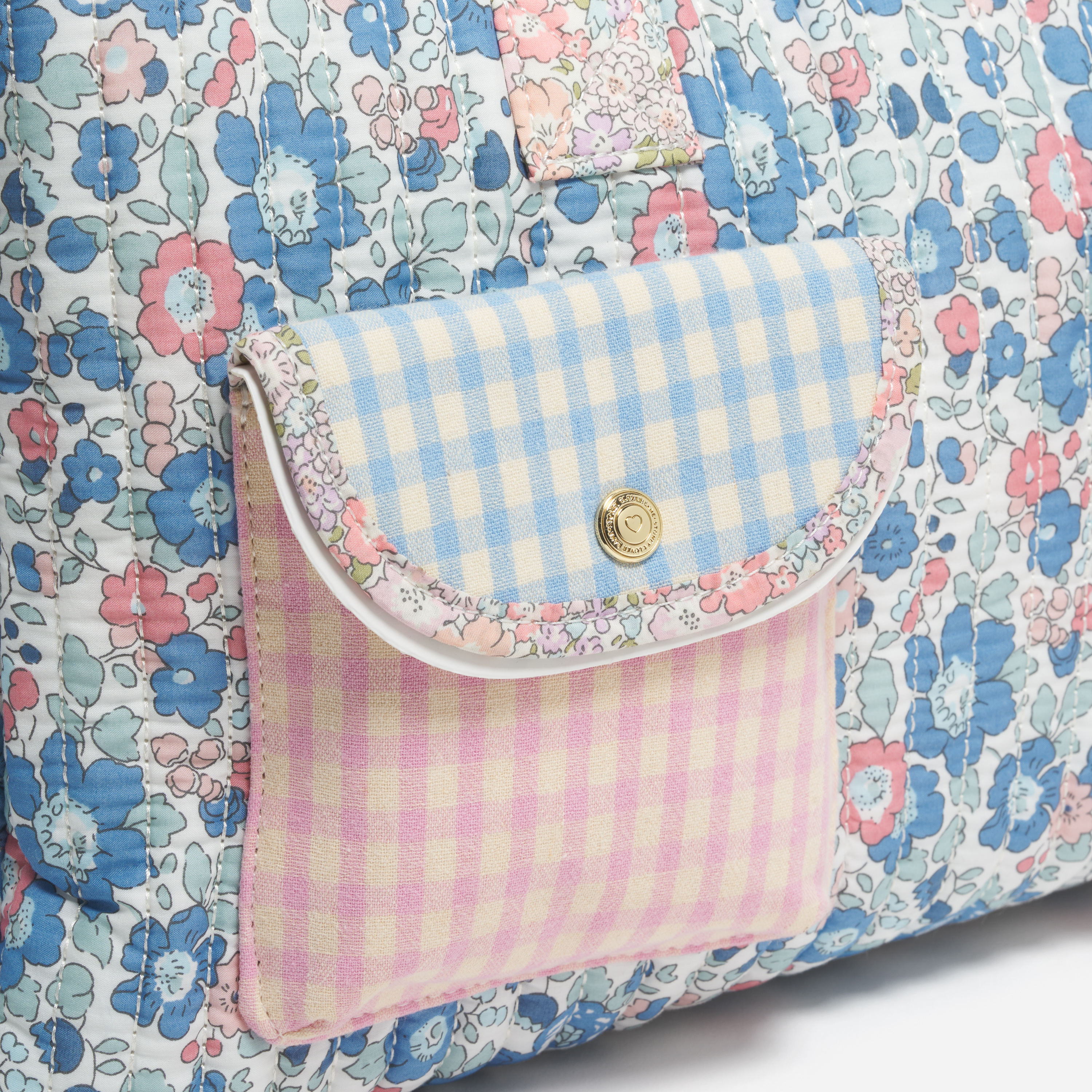Pocket Duffle Bag Made with Liberty Fabric