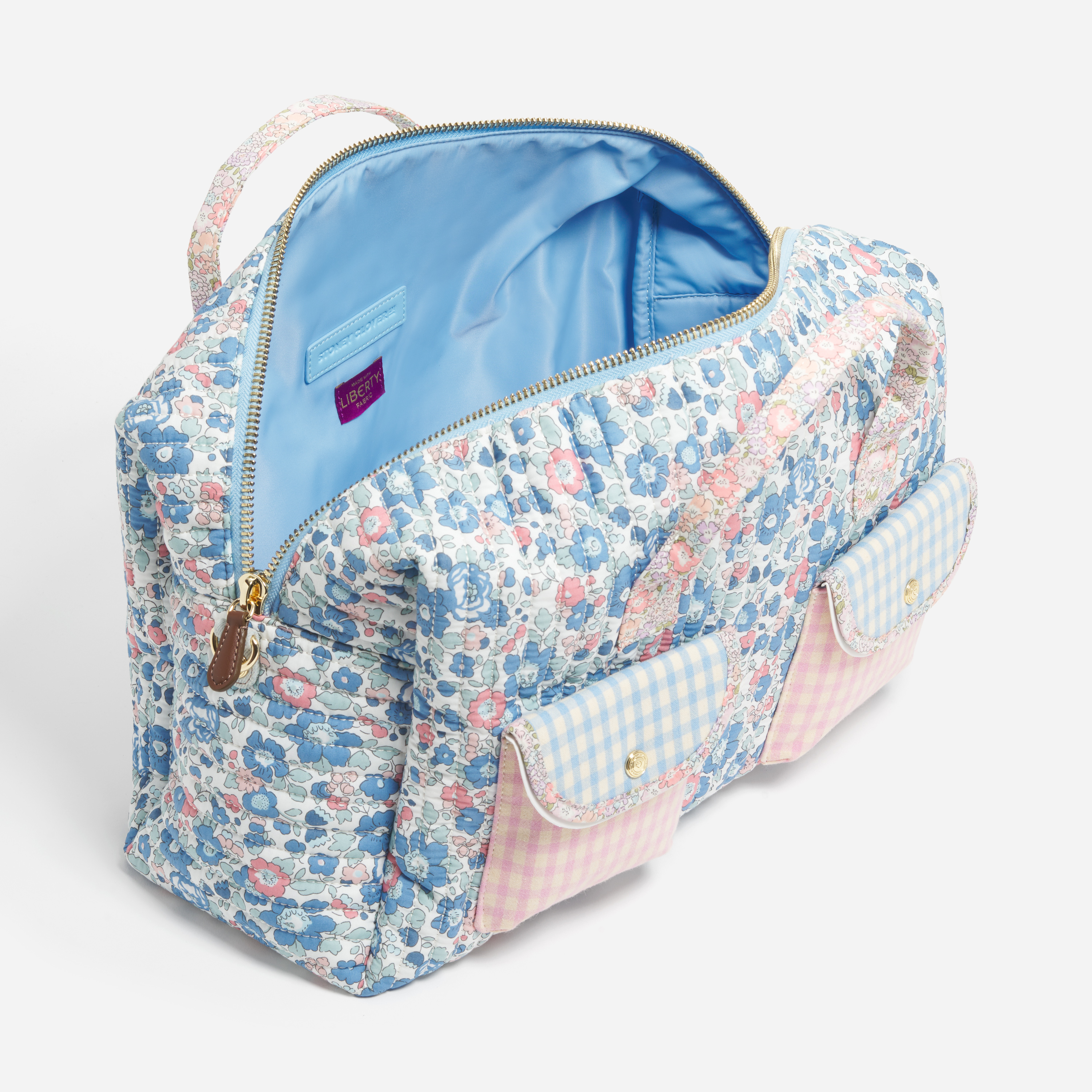 Pocket Duffle Bag Made with Liberty Fabric