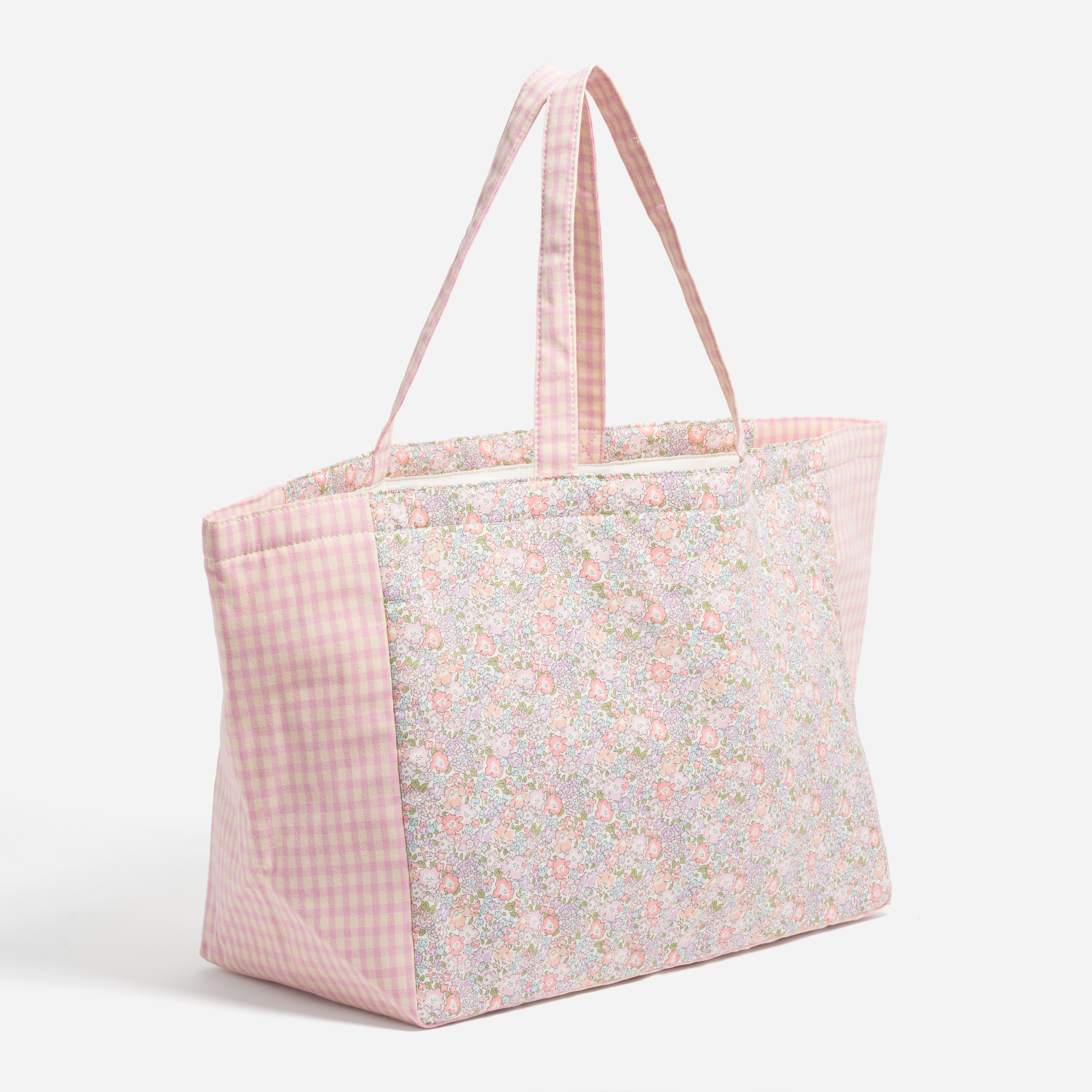 Large Everything Tote Made with Liberty Fabric