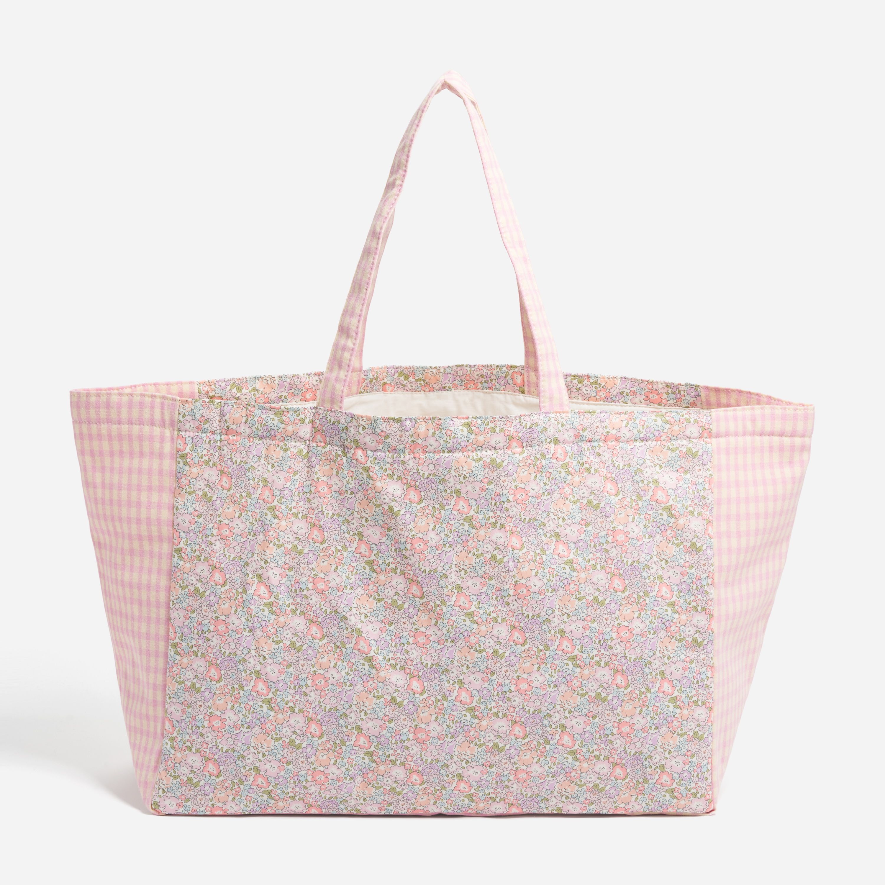 Large Everything Tote Made with Liberty Fabric