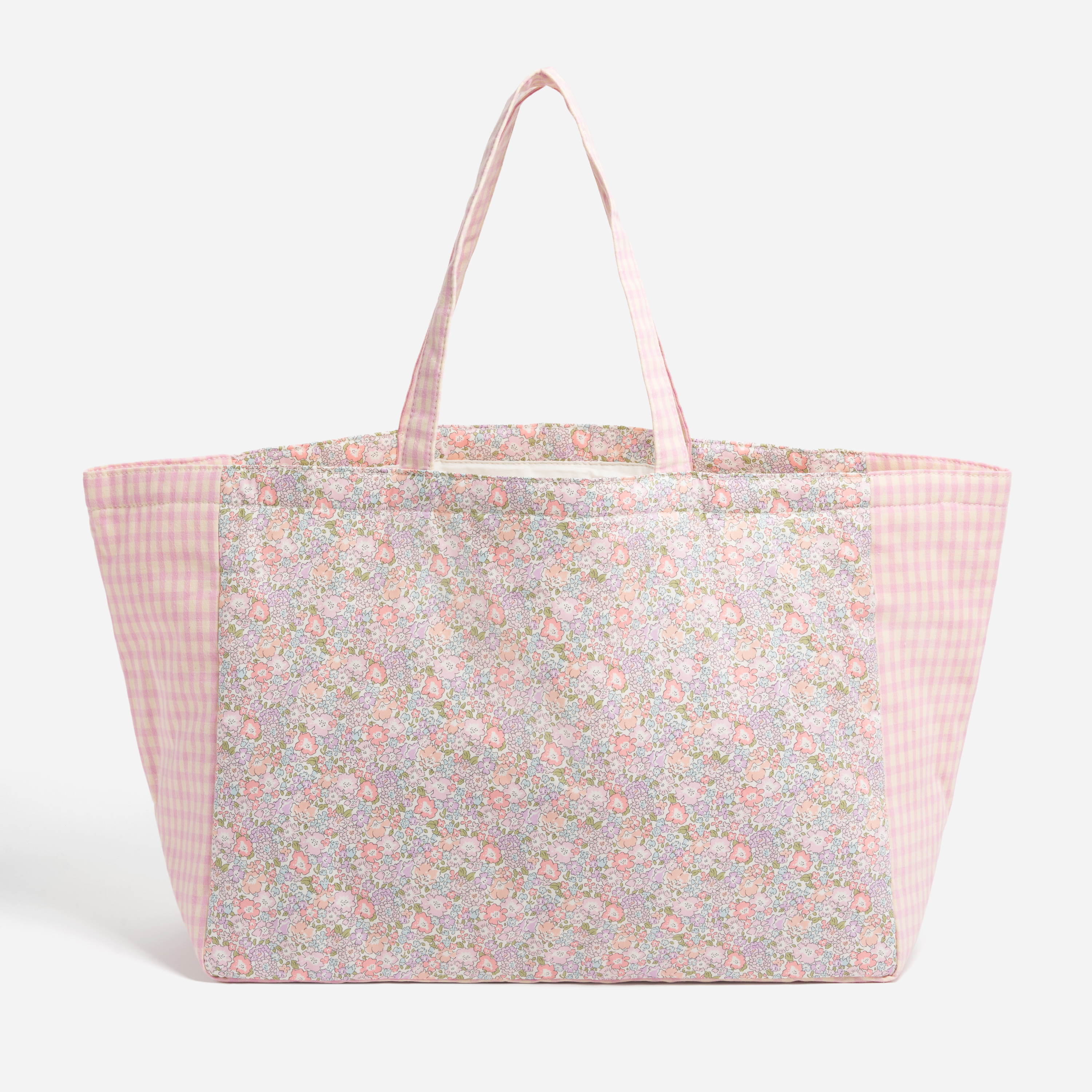 Large Everything Tote Made with Liberty Fabric