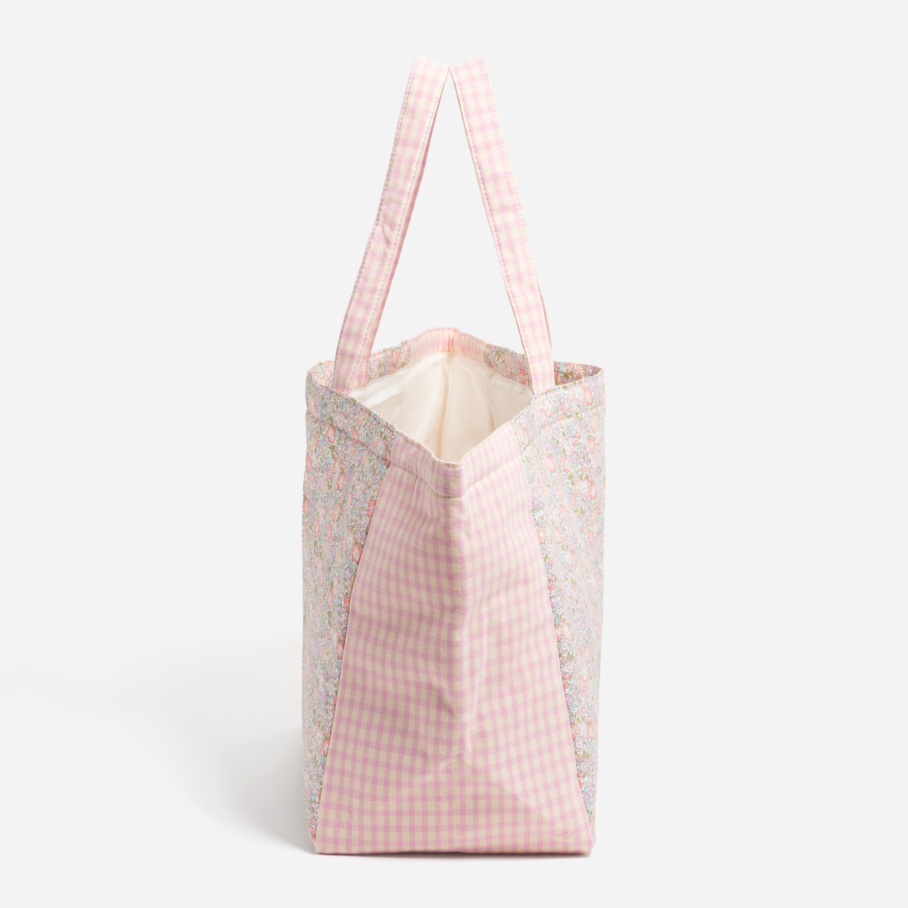 Large Everything Tote Made with Liberty Fabric