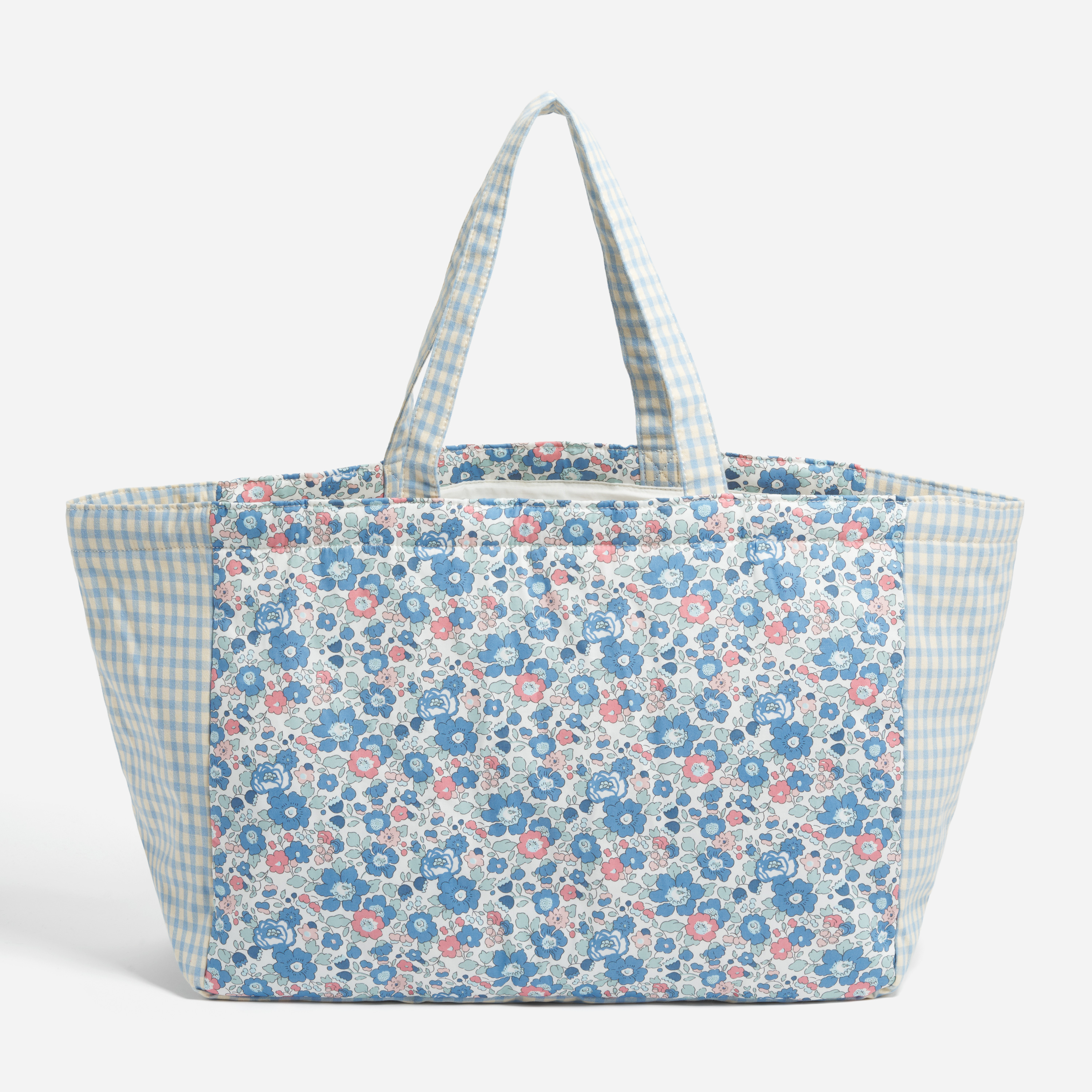 Large Everything Tote Made with Liberty Fabric