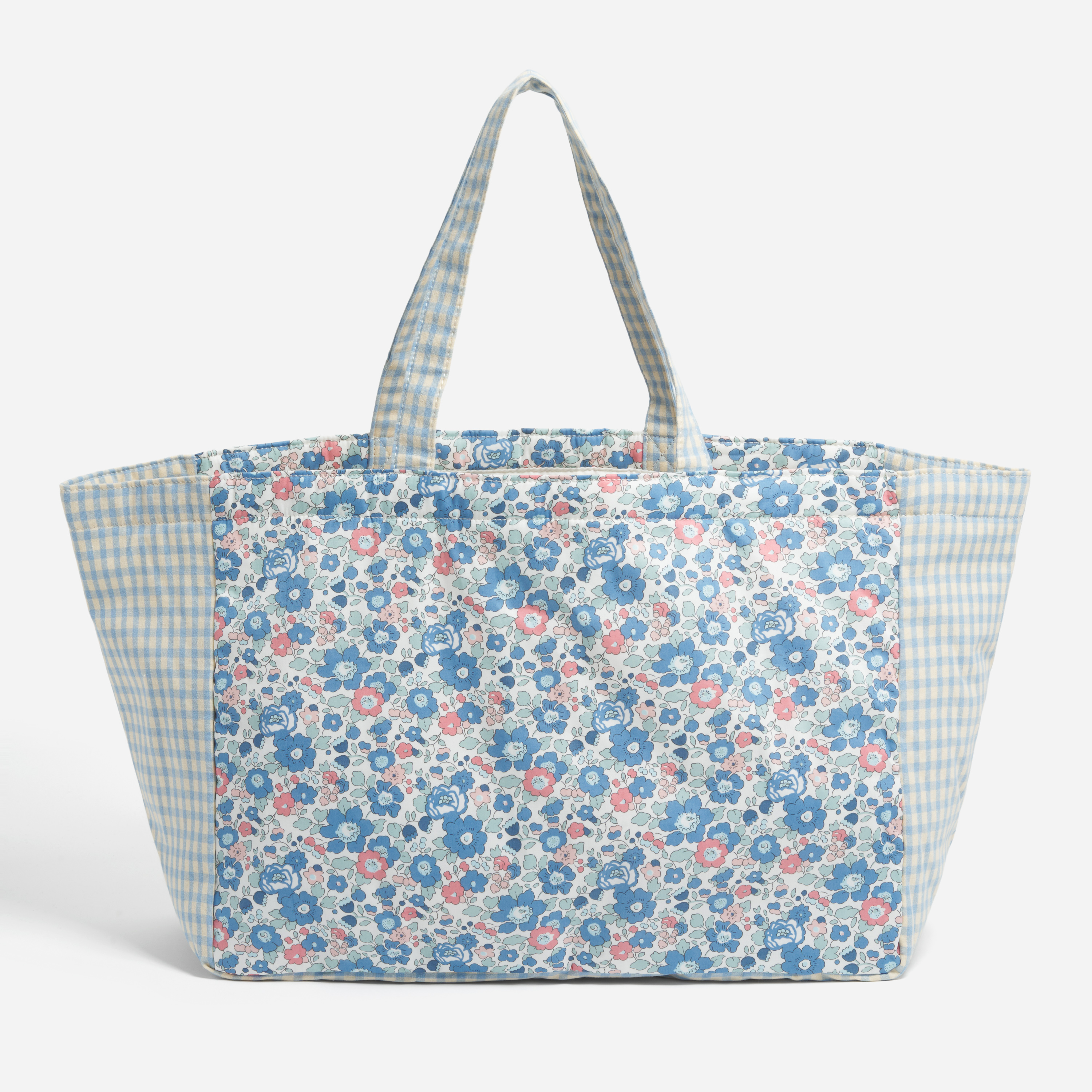 Large Everything Tote Made with Liberty Fabric