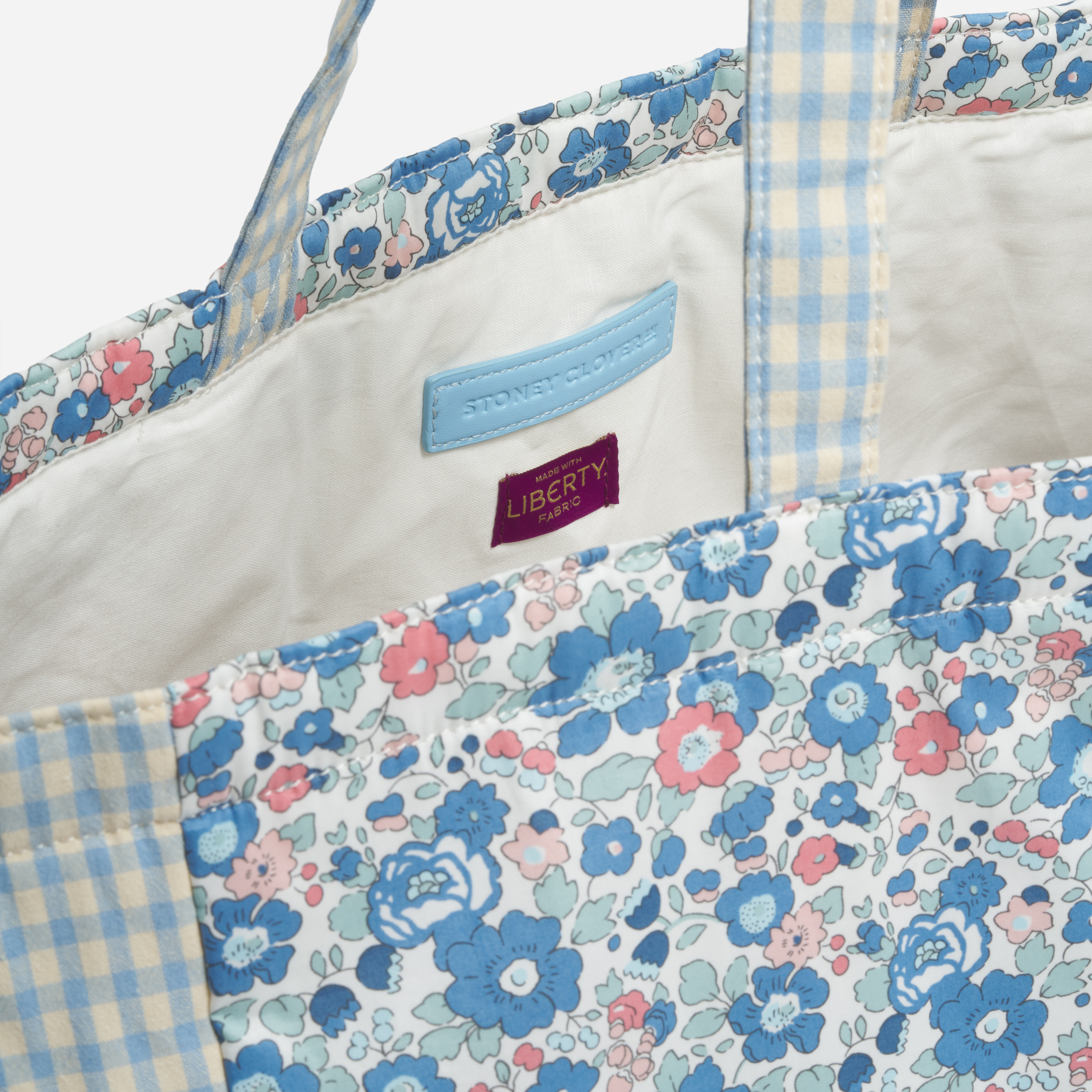 Large Everything Tote Made with Liberty Fabric