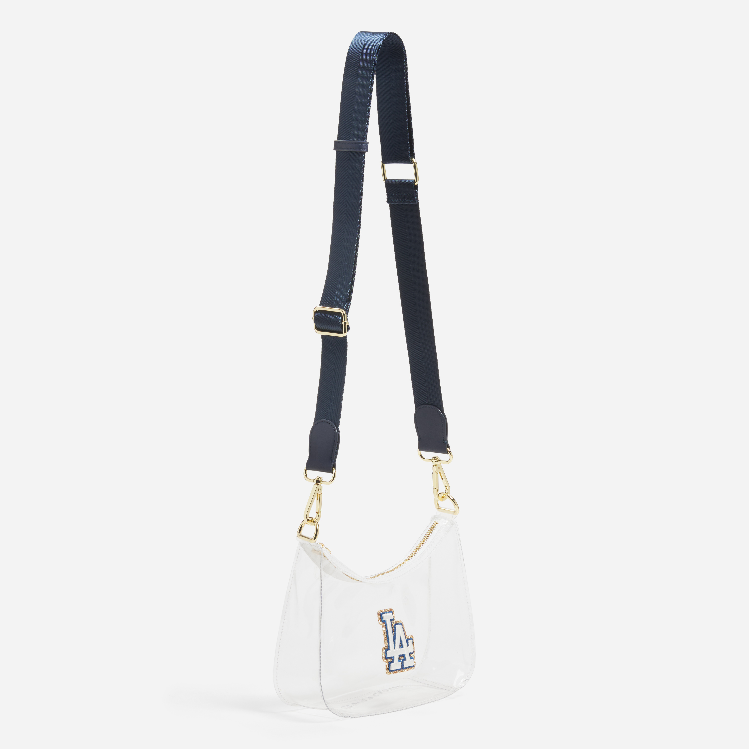 Clear Curved Crossbody Bag