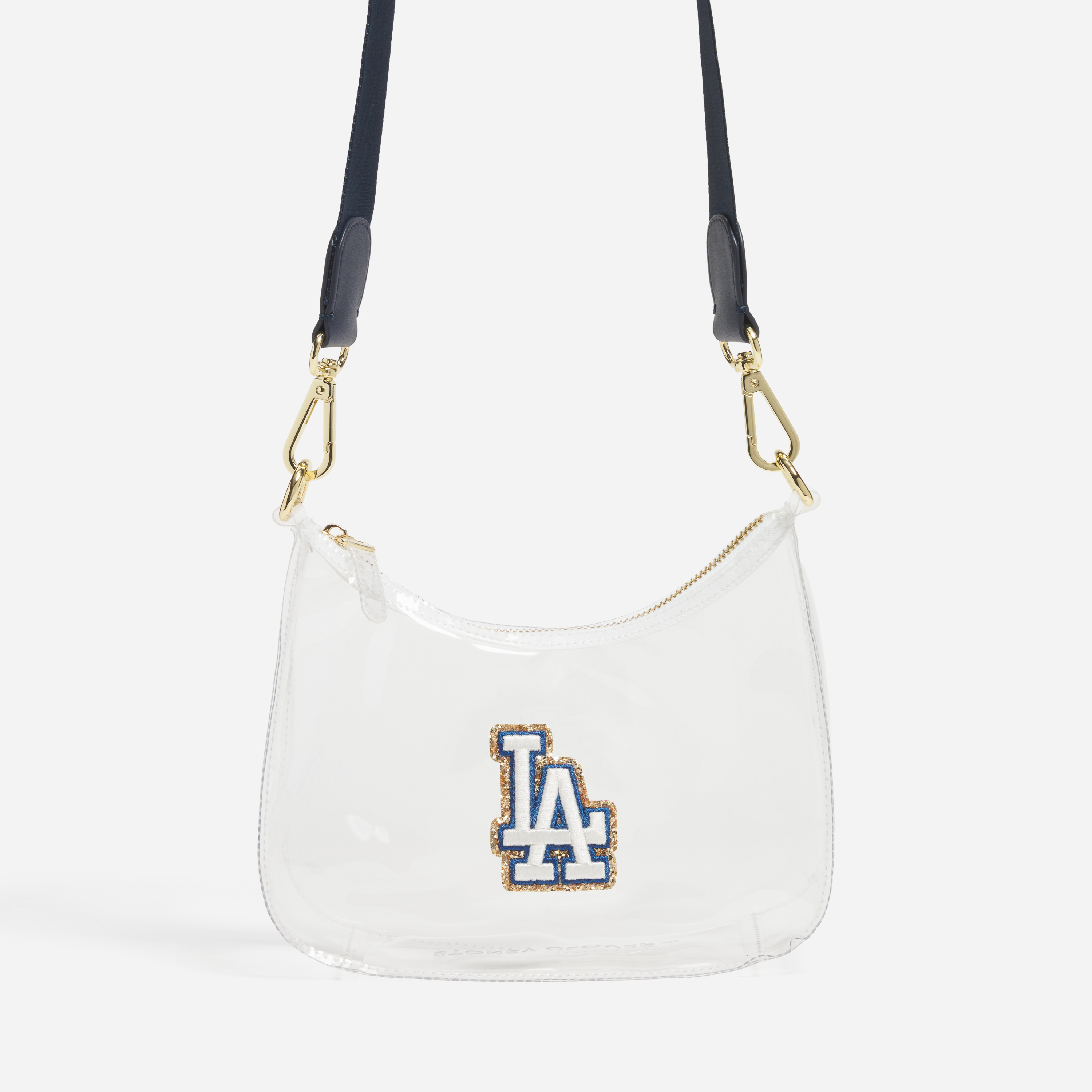 Clear Curved Crossbody Bag