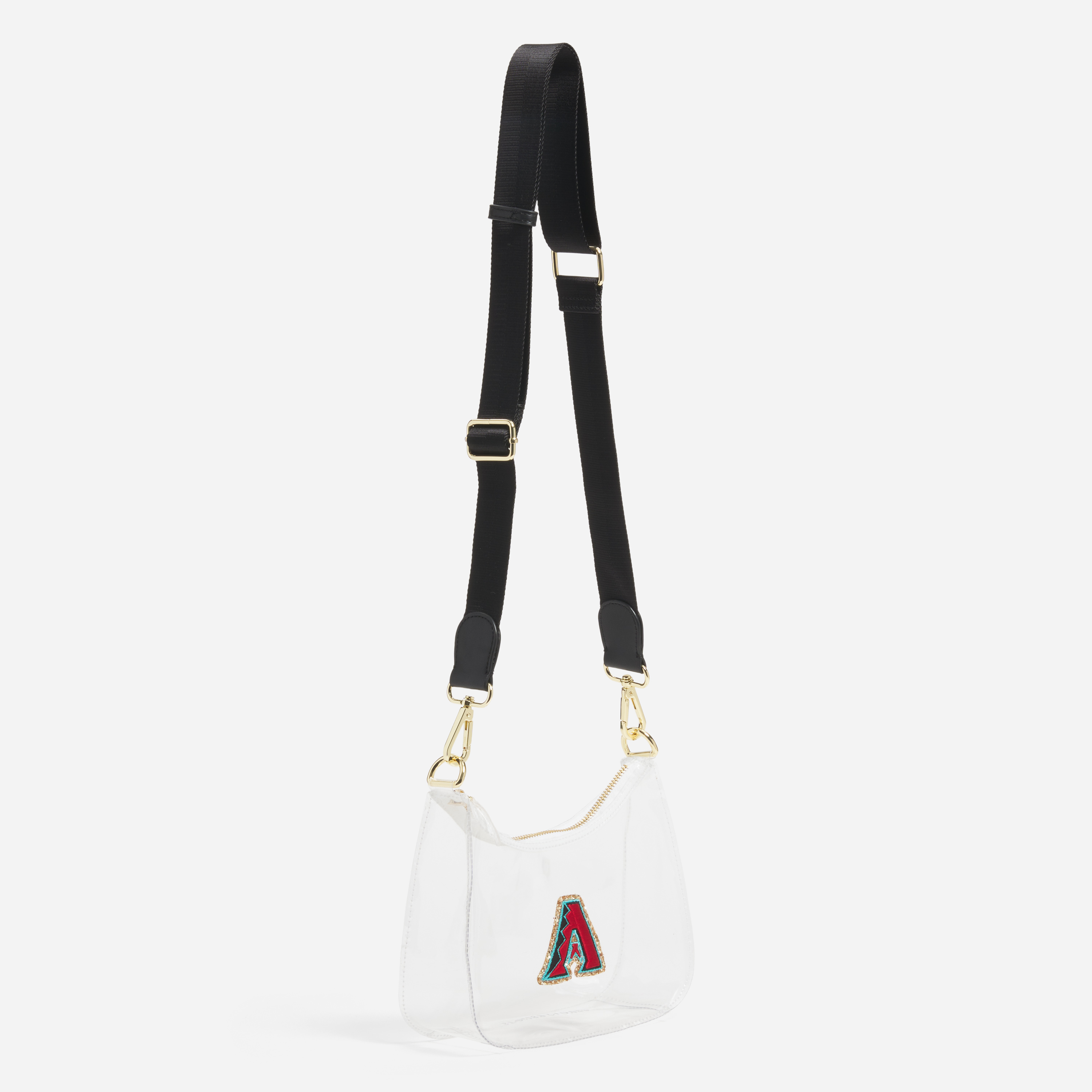 Clear Curved Crossbody Bag