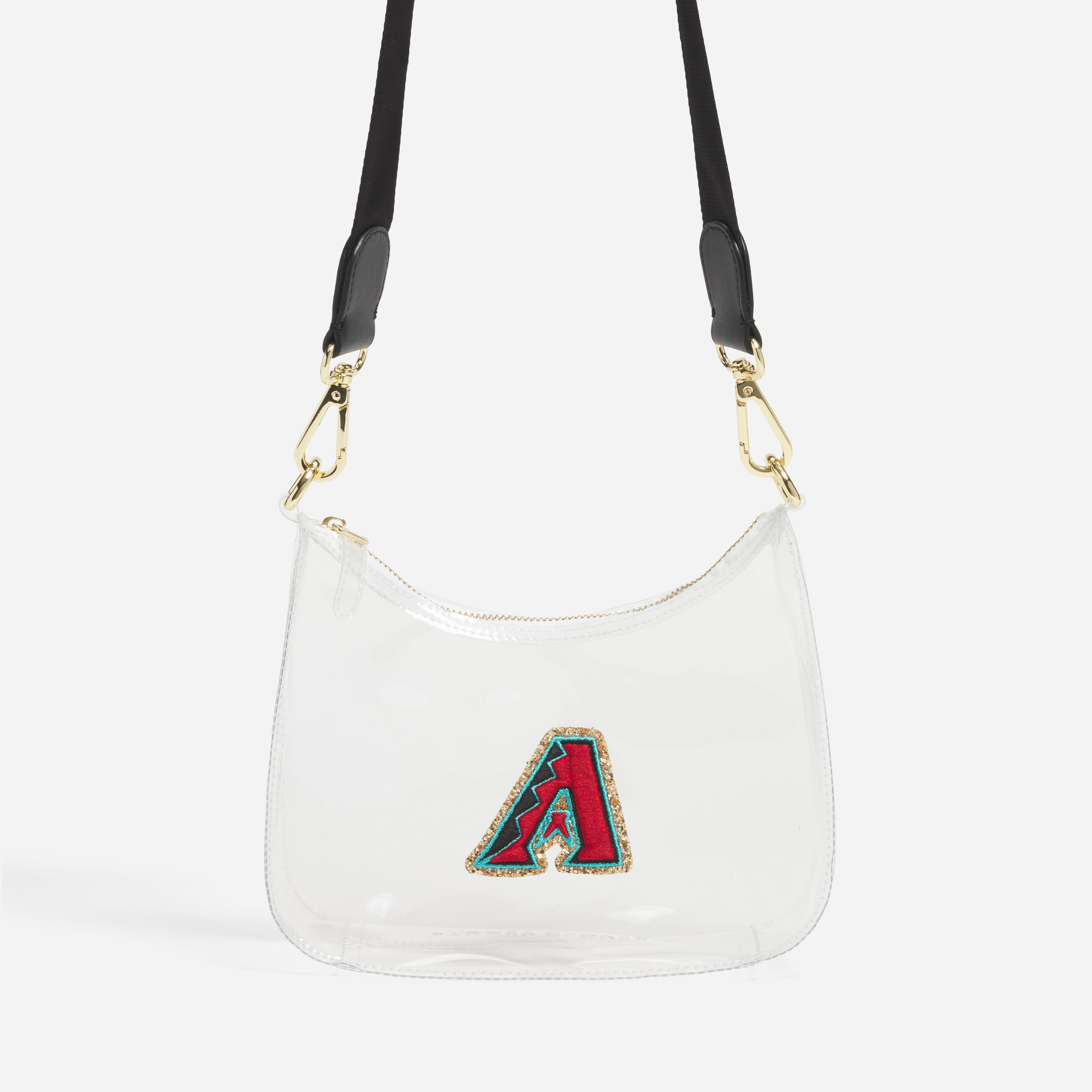 Clear Curved Crossbody Bag