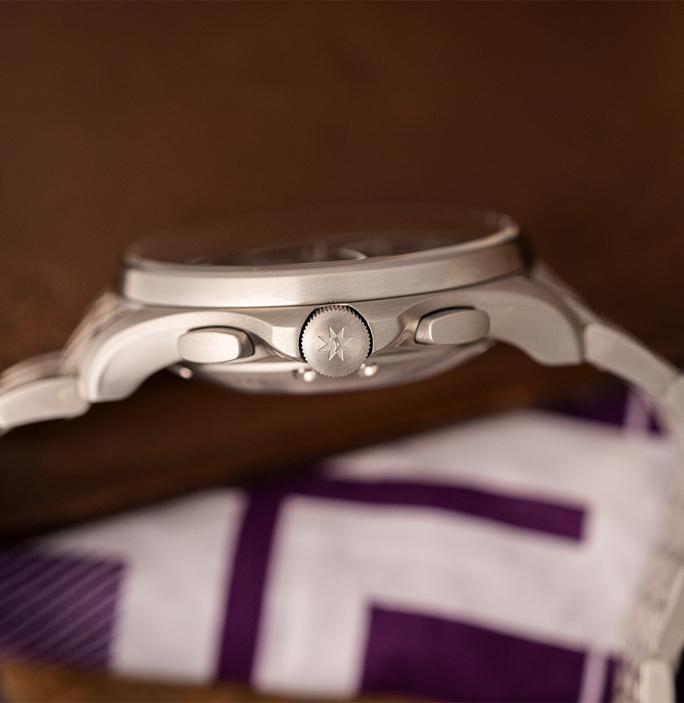 Meister S Chronoscope - English Day Sleek Pushers