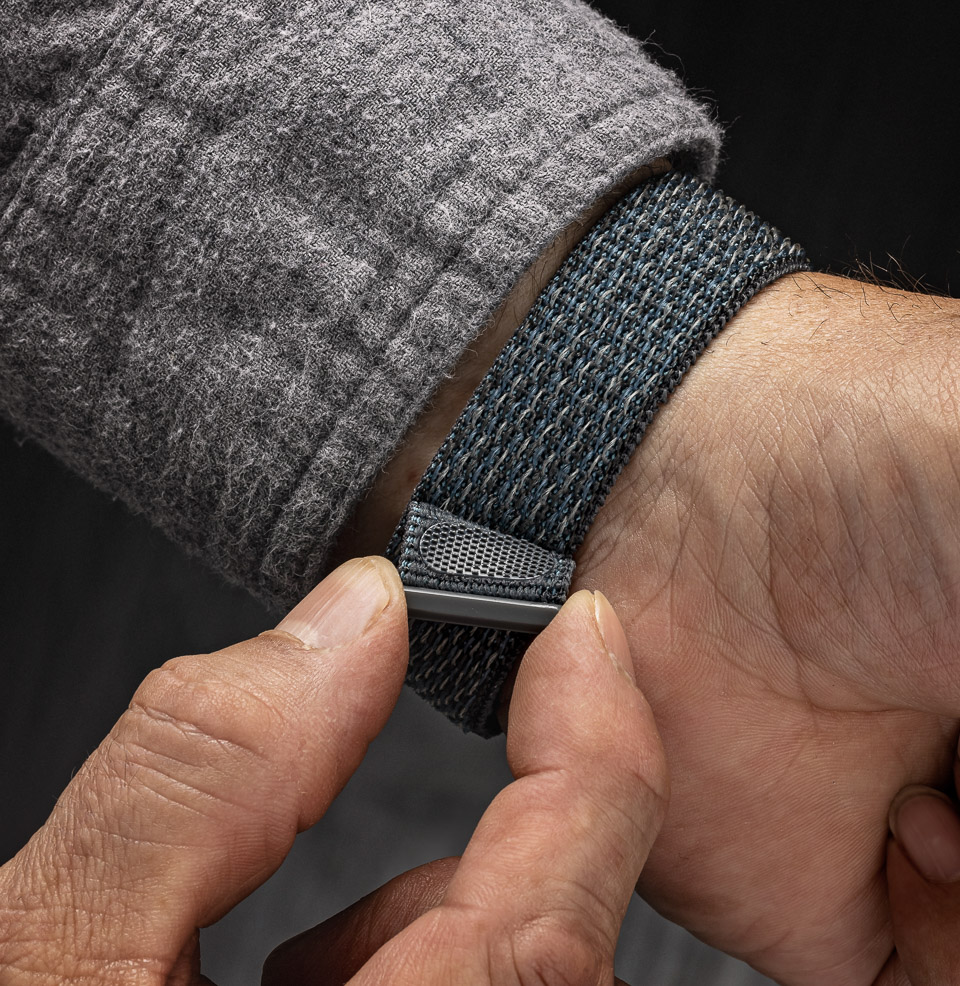 Field Automatic 40mm Gen 2 Blue Nylon Velcro Strap