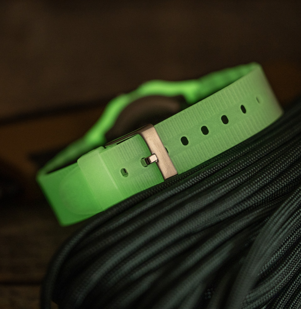 T80 34mm Resin - Glow In the Dark Metal buckle