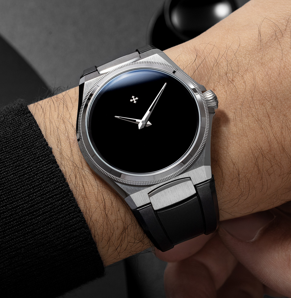 Arsenale Ultrablack 40mm Stainless Steel Case