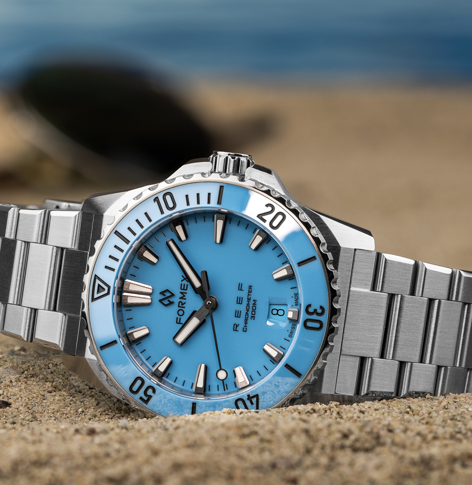 REEF 39.5mm Automatic Chronometer 300M The Reef 39.5 Diver
