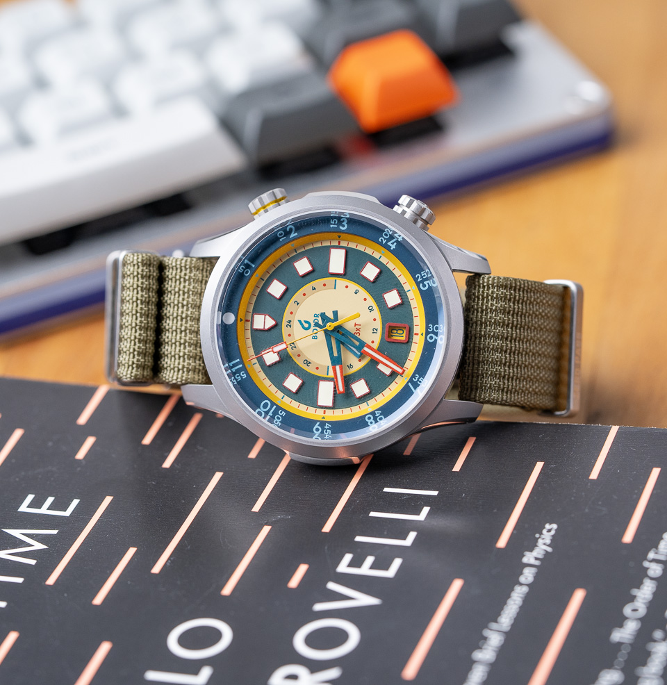 Army Green Zero-Pass Ribbed Nylon Strap Zero-Pass Ribbed Nylon