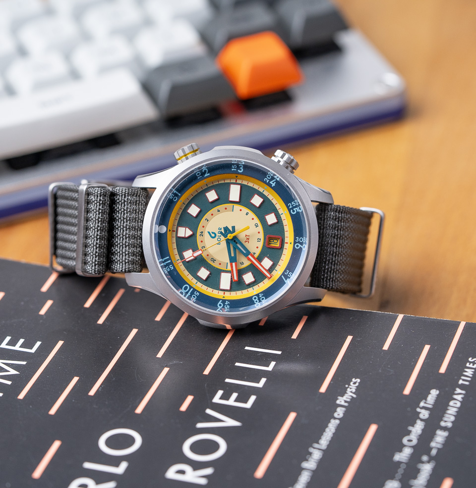 Steel Grey Zero-Pass Ribbed Nylon Strap Zero-Pass Ribbed Nylon