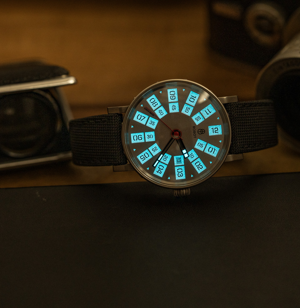 GRAPHIC ANALOG Relief markers echo 1970s transit graphics