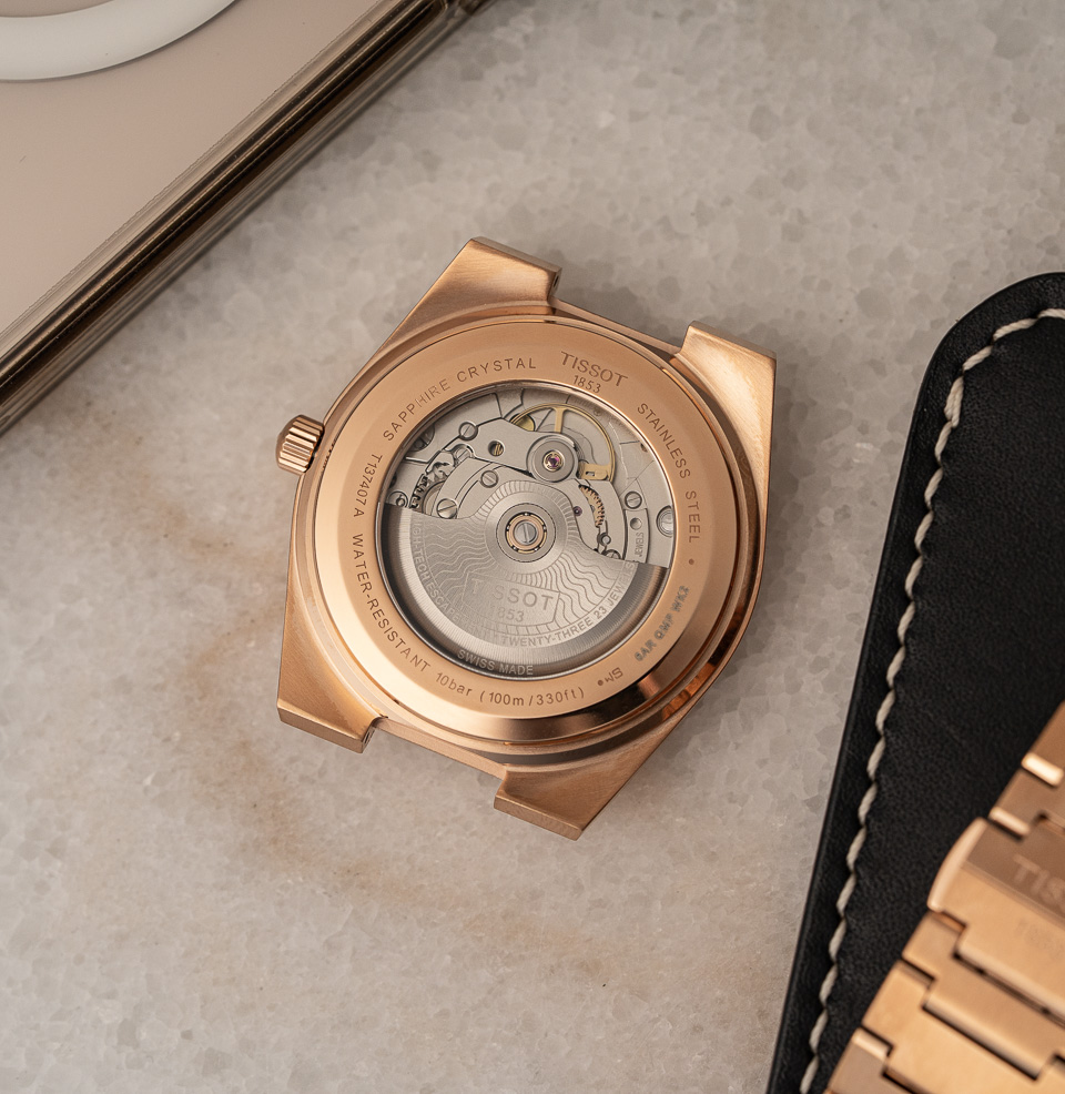 PRX POWERMATIC 80 40MM - Rose Gold Powermatic 80 movement